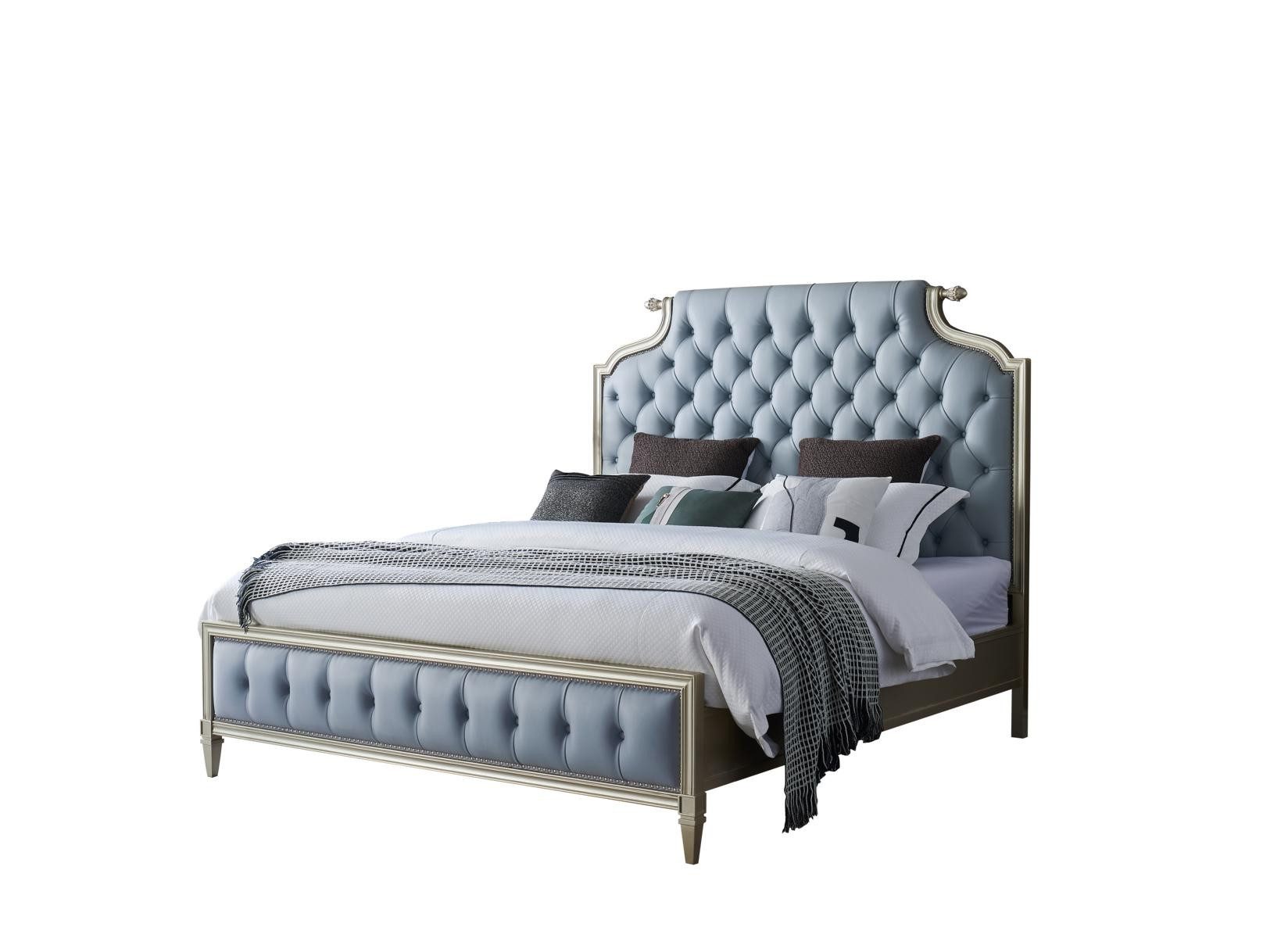 Xlmoebel Polsterbett Royal Holzbett in edlem Design für luxuriösen Schlafkomfort (Bett, 1-tlg., Bett), Hergestellt in Europa