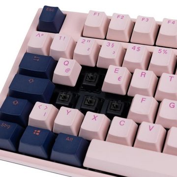 Ducky One 3 Fuji TKL Gaming-Tastatur (MX-Black, DE-Layout QWERTZ, Pink / Blau)