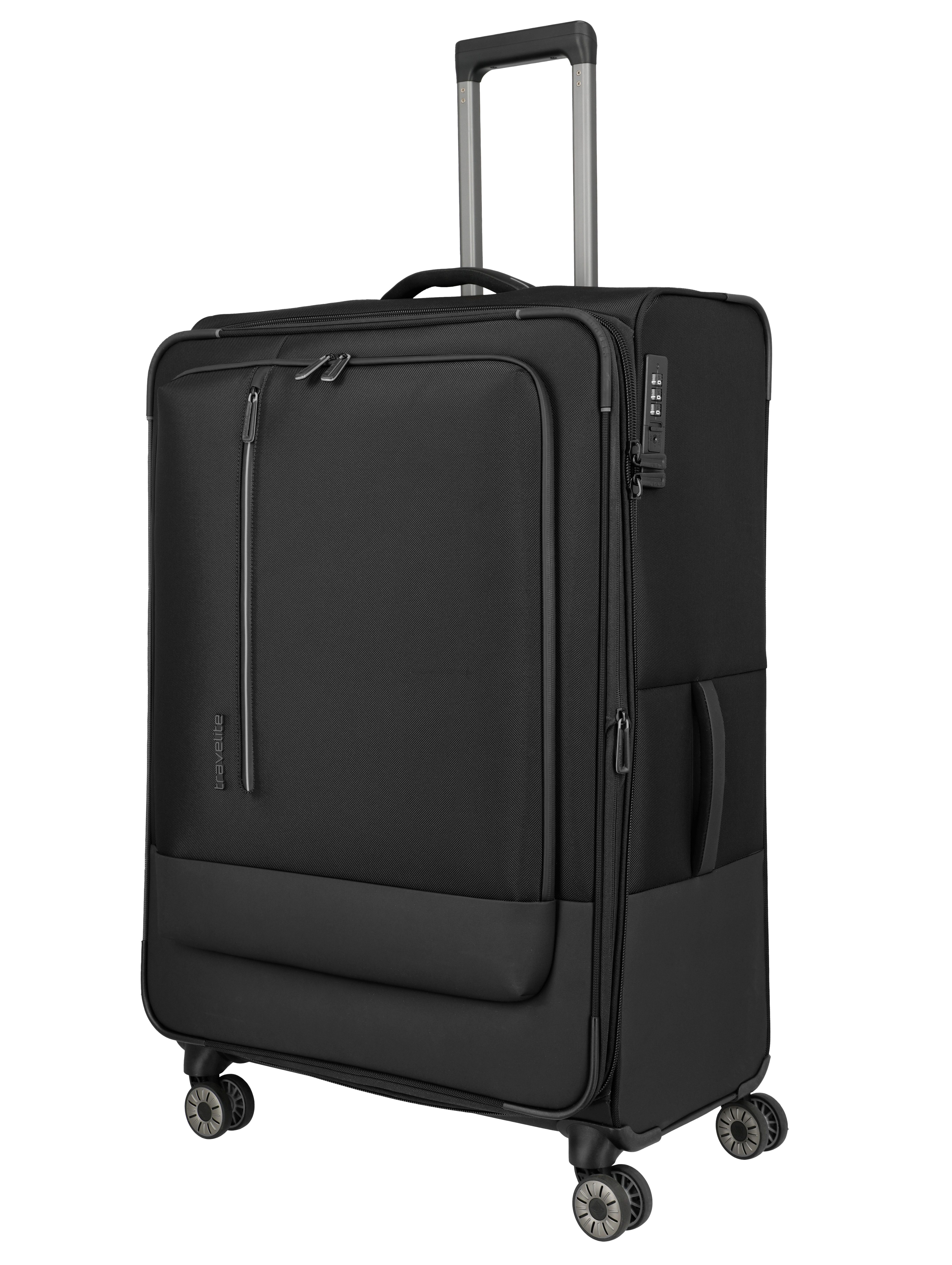 travelite Weichgepäck-Trolley CROSSLITE Reisekoffer Weichgepäck, 4 Rollen, Koffer, mit TSA-Schloss, wasserabweisendes Material