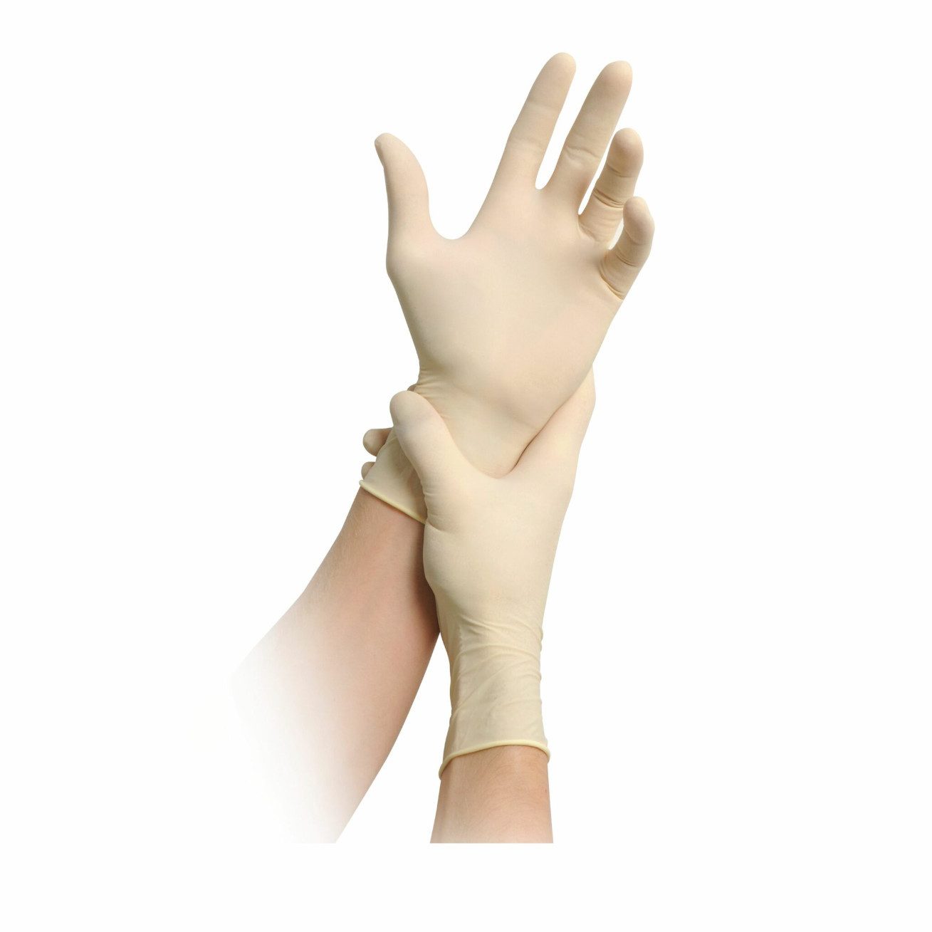 DocMed Latexhandschuhe Soft-Hand pro-FIT Latex - gepudert (OP-Handschuhe, Latexhandschuhe, Hygienische Einweghandschuhe) Steril & gepudert, Einzeln verpackt