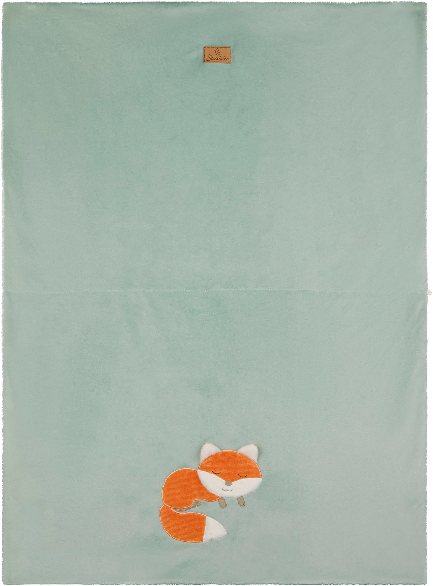 Babydecke Fuchs Filou Boa/Jersey, Sterntaler®