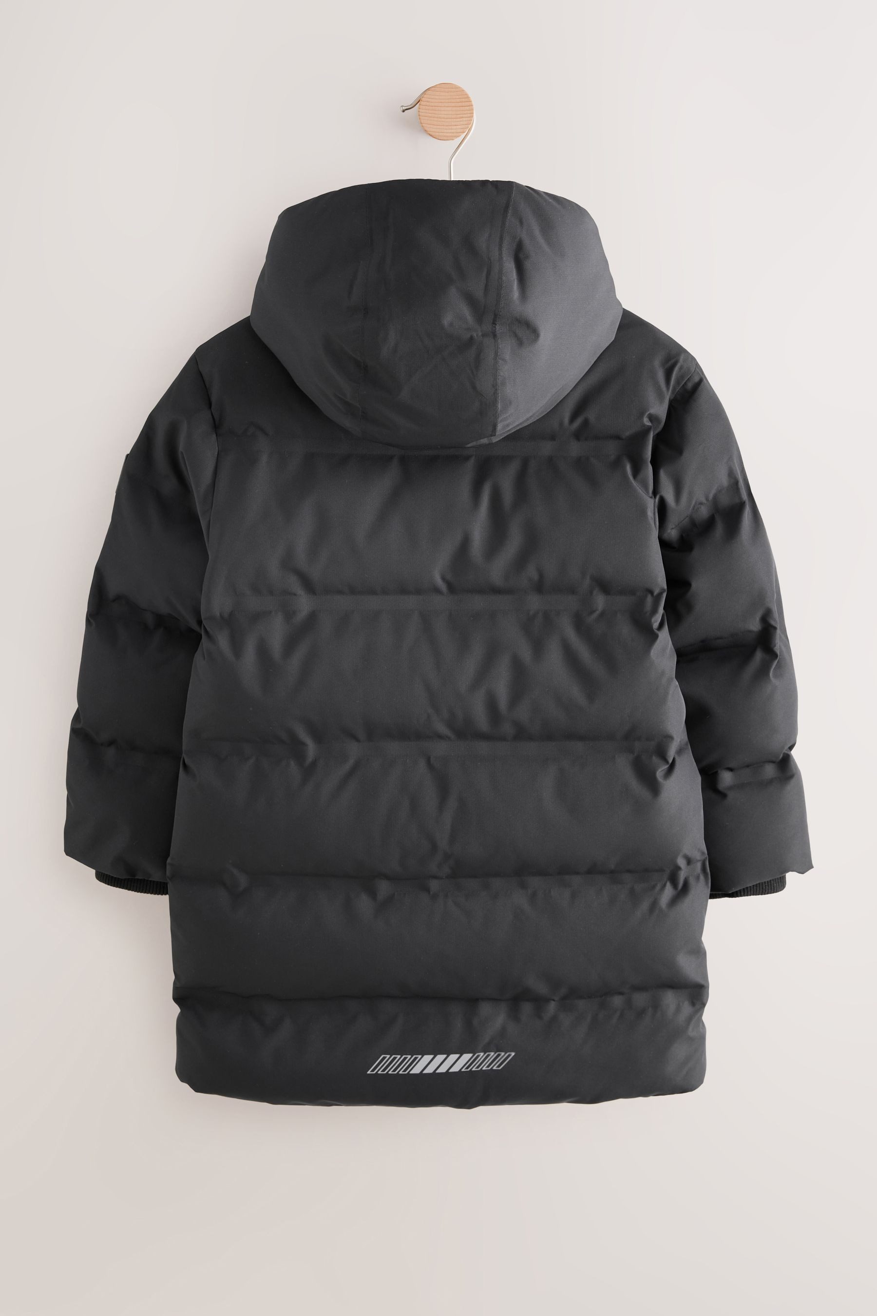 Next Funktionsmantel Wasserfester langer Puffermantel mit Fleecefutter (1-tlg)