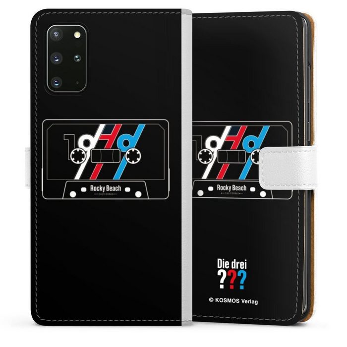 DeinDesign Handyhülle Die drei ??? Kassette Offizielles Lizenzprodukt Samsung Galaxy S20 Plus 5G Hülle Handy Flip Case Wallet Cover