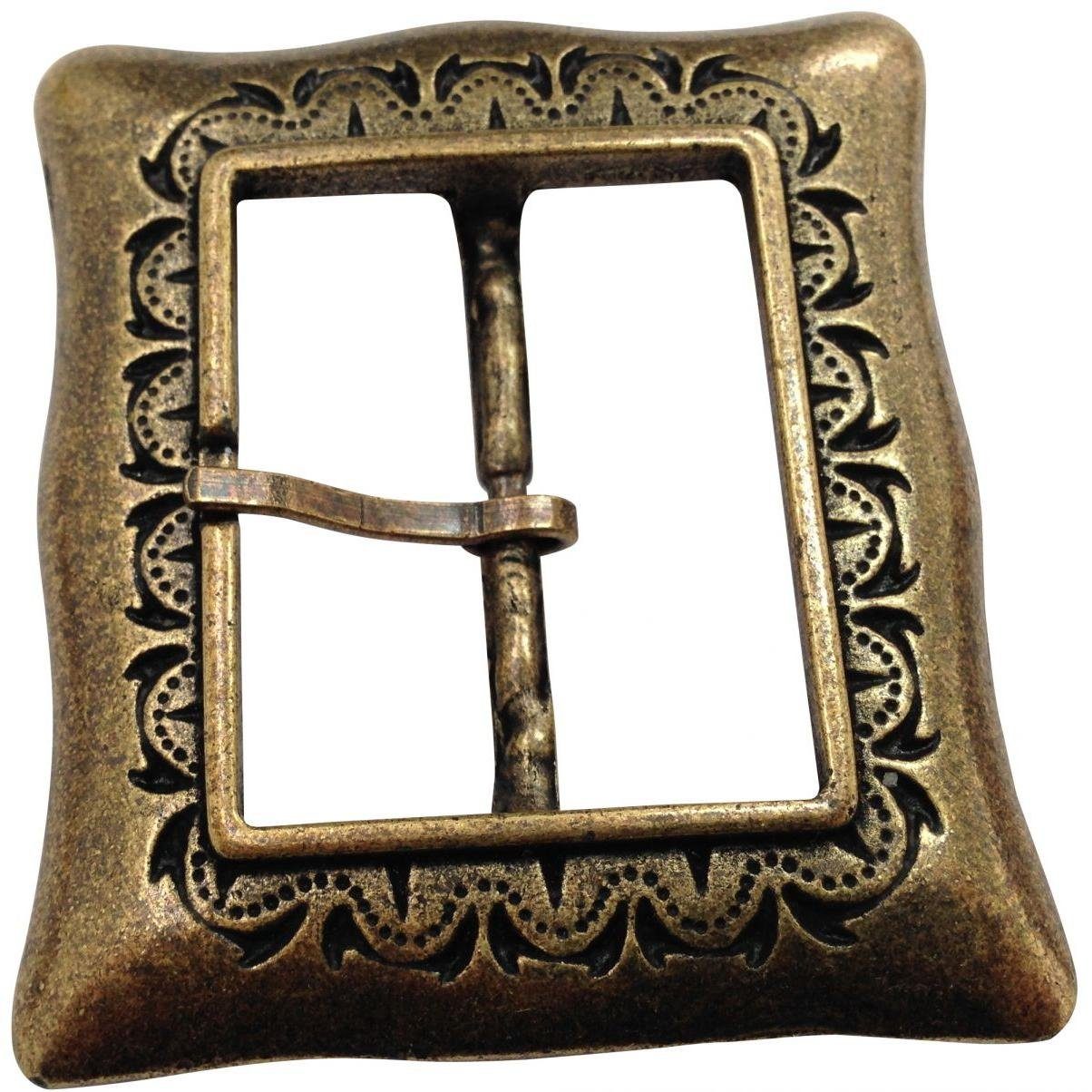 BELTINGER Gürtelschnalle Monument 4,0 cm - Buckle Wechselschließe Gürtelschließe 40mm - Für die (1-St)