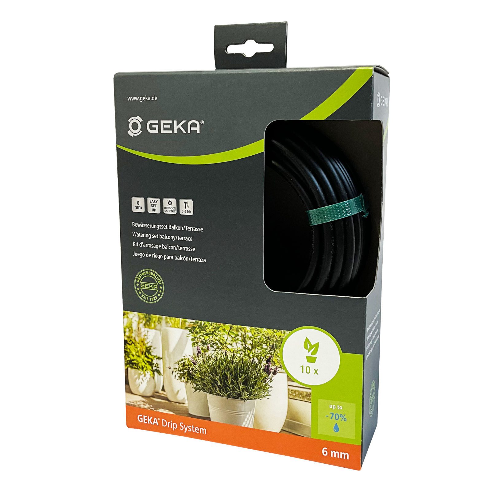 GEKA Насосыssystem Drip System, Насосыsset für Balkon/Terrasse