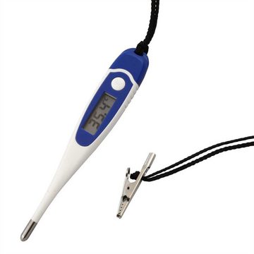 Lantelme Fieberthermometer Fieberthermometer für Haustiere und Nutztiere, 25sek. Meßzeit, 32 bis 43,9°C