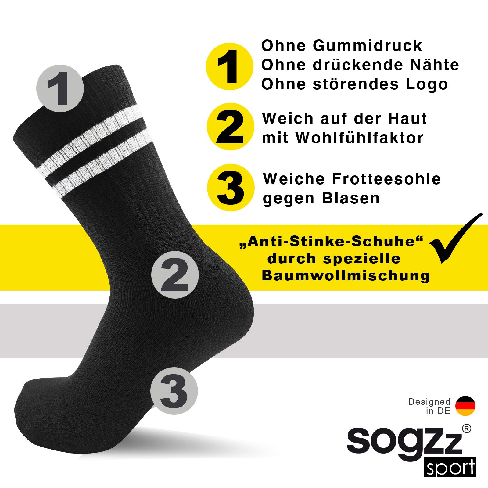 sogzz Tennissocken 4-16 Paar Sportsocken Gr. günstig online kaufen