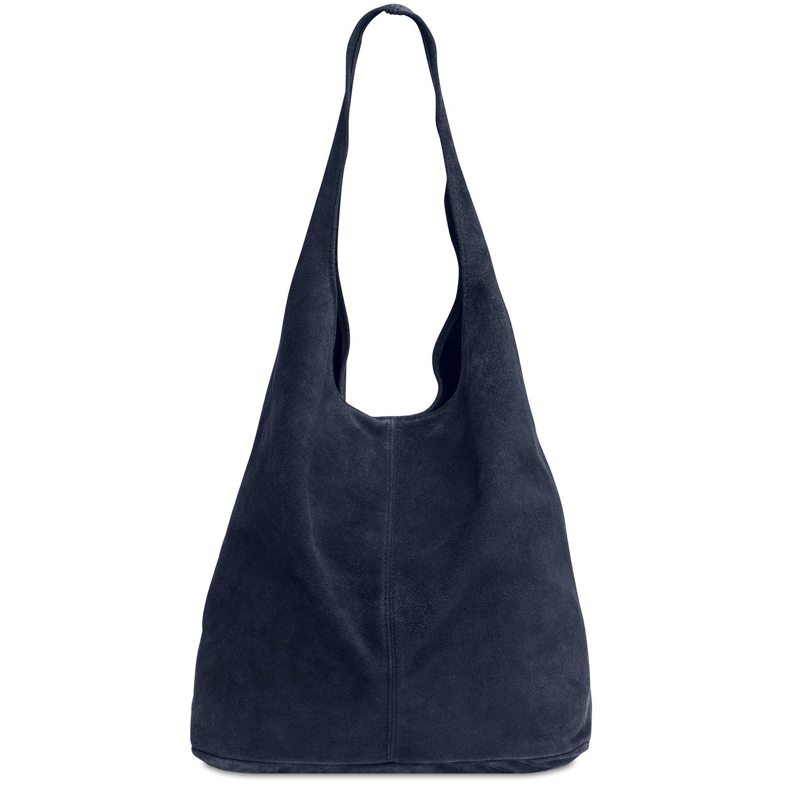 Caspar Schultertasche große Damen Wildleder Tasche Hobo Bag - CLASSIC LINE günstig online kaufen