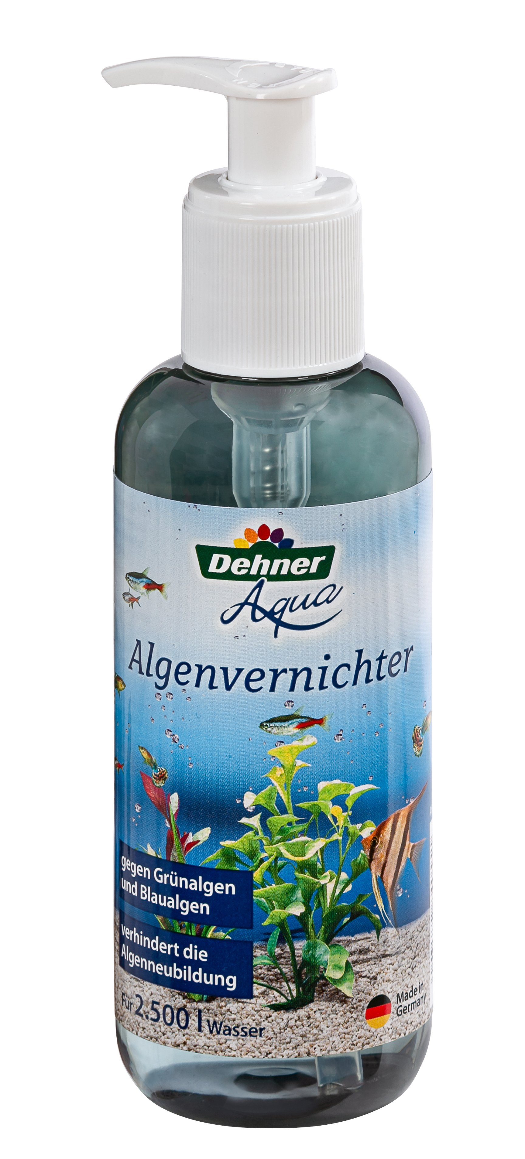 Aquarien-Substrat Algenvernichter Soforthilfe 250 ml für ca. 2500 l