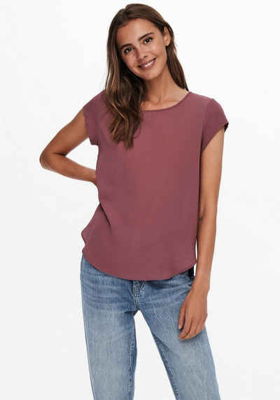 ONLY Shirtbluse ONLVIC S/S SOLID TOP