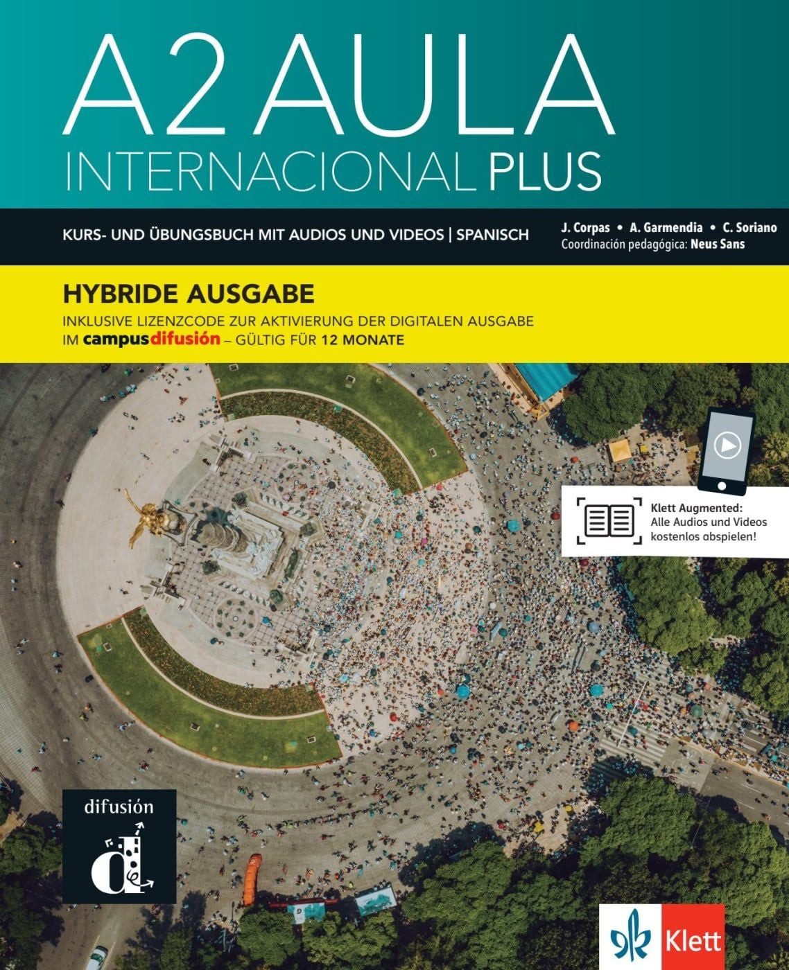 Aula internacional Plus A2 - Hybride Ausgabe Deutsche Ausgabe. Kurs- u / diverse, Deutsche Ausgabe. Kurs- und Übungsbuch mit Audios und Videos + Lizenzcode für die Digitale Ausgabe im Campus Difusión (12 Monate)