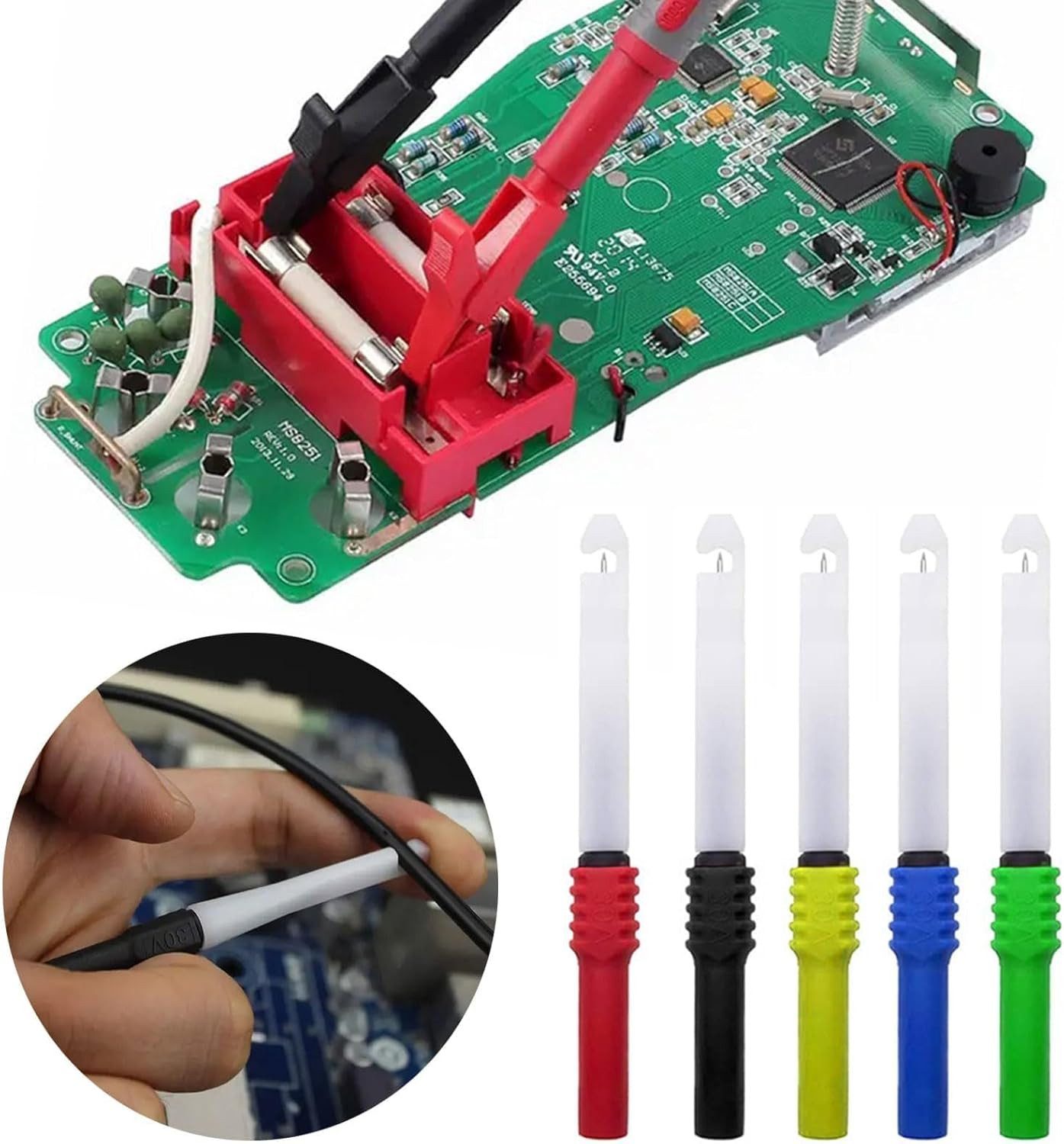 104-teiliges Messleitungs-Set Für Multimeter – Mit Bananensteckern, Krokodilklemmen, Nadeln & Tasche
