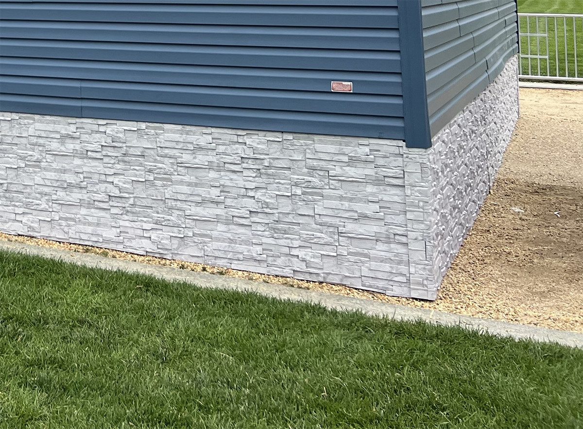 NOVIK Verkleidungspaneel NovikStone DS Platte 105x33cm 10 Stück 2,32qm Schichtstein hellgrau, BxL: 33,34x105,41 cm, 0,375 qm, (Karton mit 10 Platten, 3,52 qm) Wandverkleidung mit 3-D-Effekt, problemlose Montage, Natursteinoptik