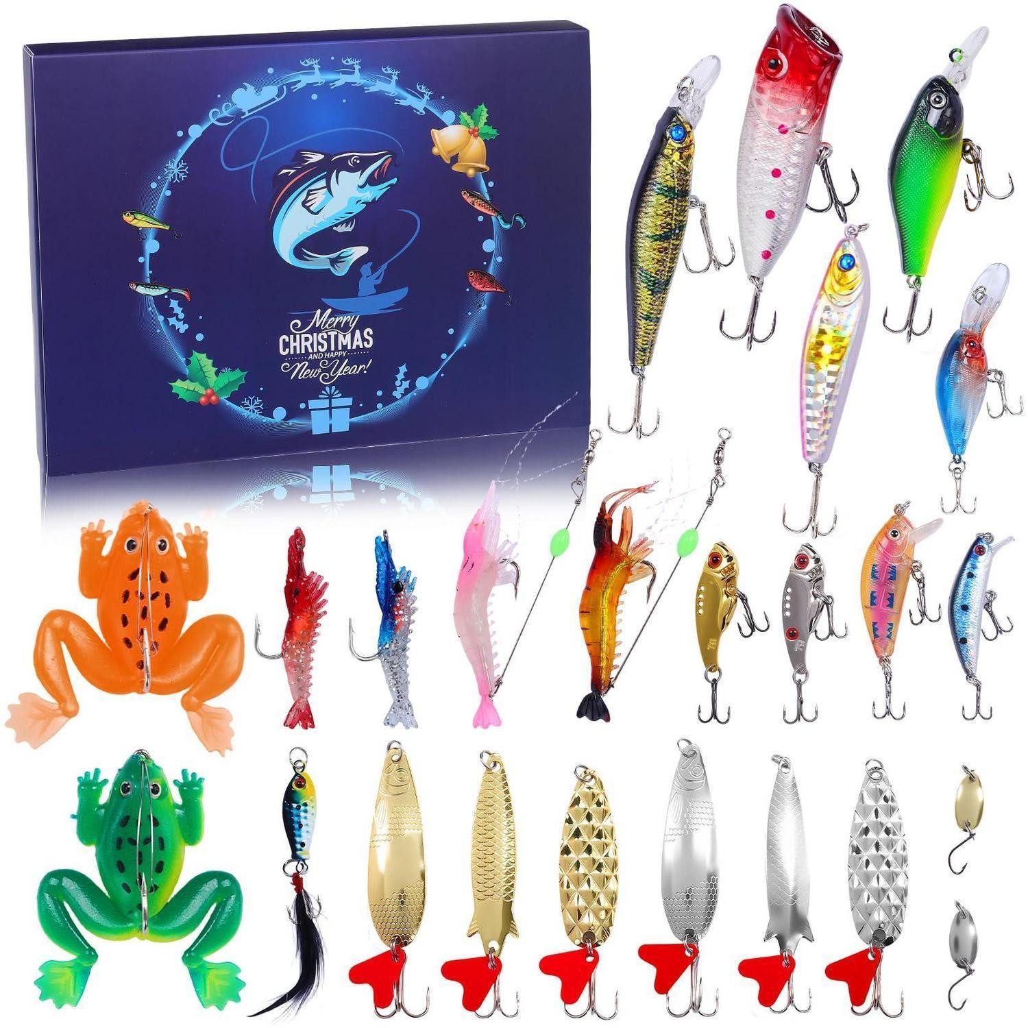 LuxusKollektion befüllbarer Adventskalender Adventskalender Angeln 2026 Männer