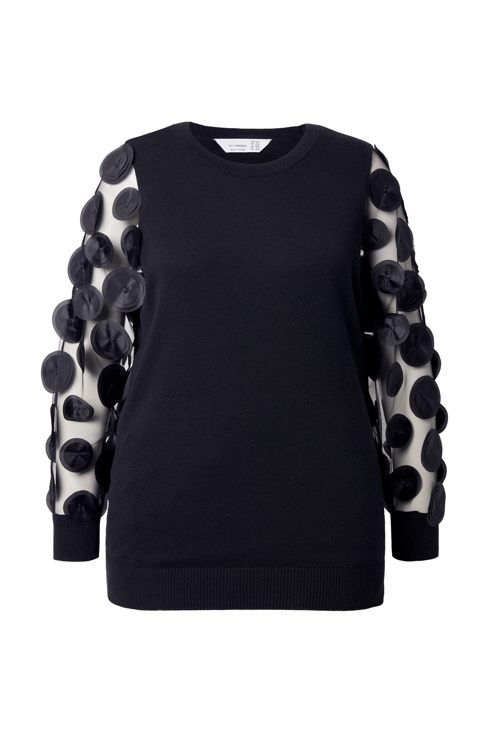 MIAMODA Strickpullover Pullover Komfort Fit Langarm günstig online kaufen