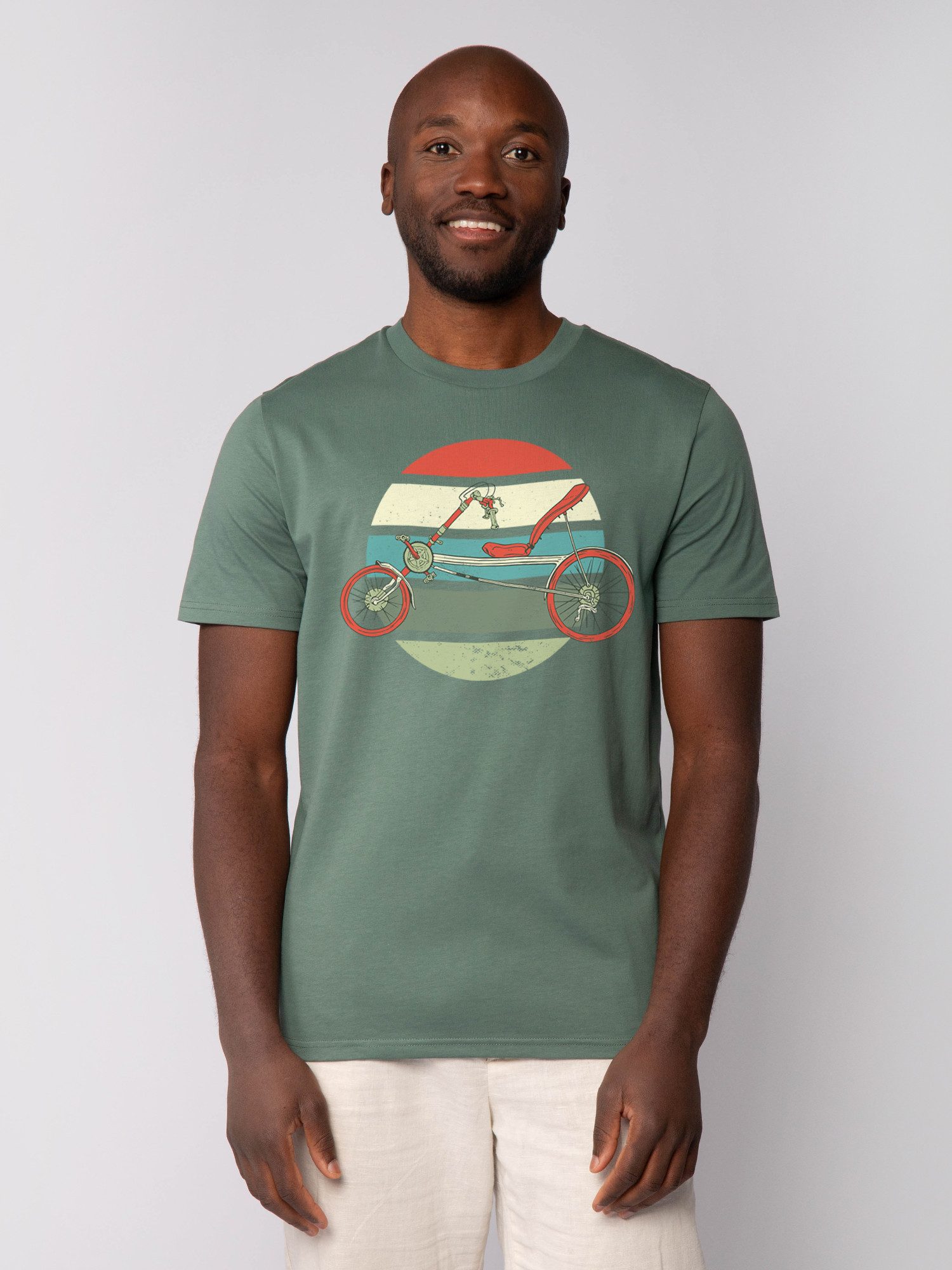 wat? Apparel T-Shirt Recumbent Bike