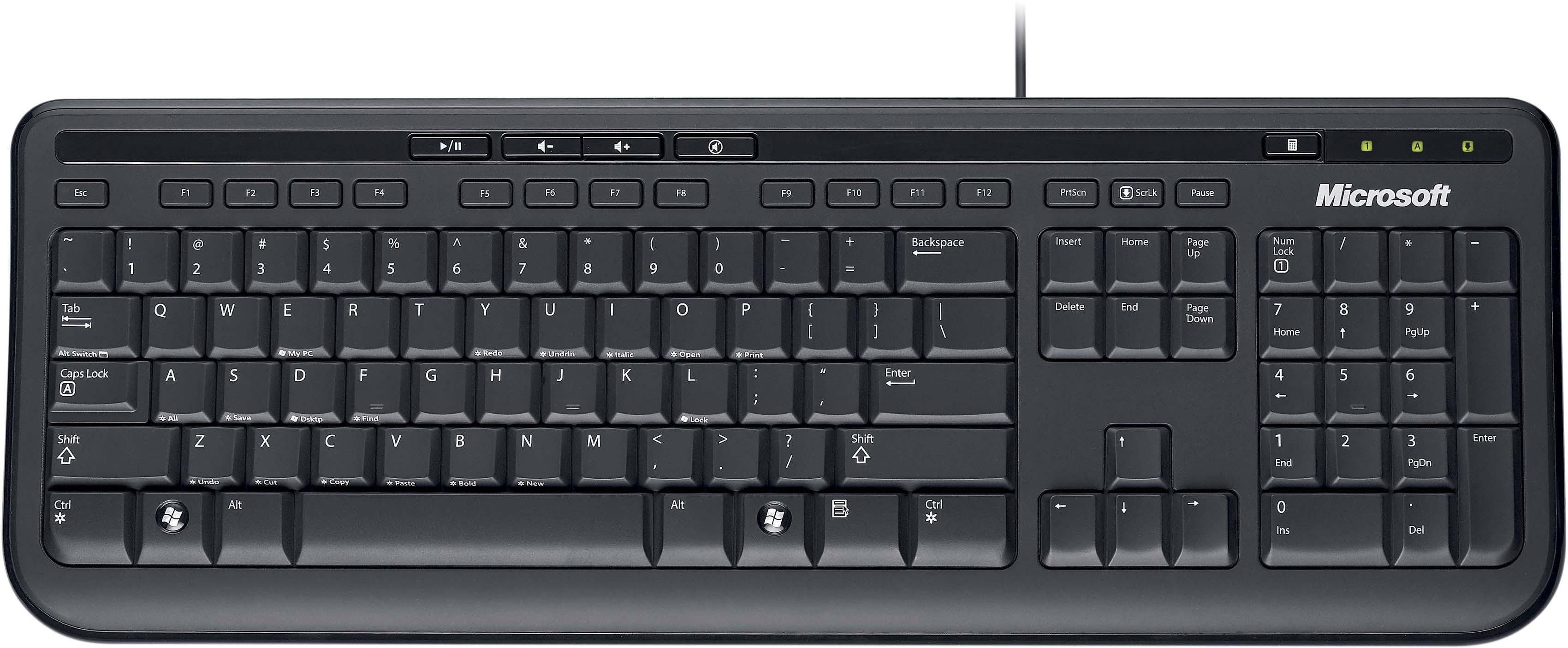 Microsoft Wired Keyboard 600 Tastatur