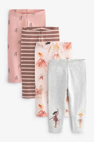 Next Leggings 4er-Pack Leggings mit Print (4-tlg)