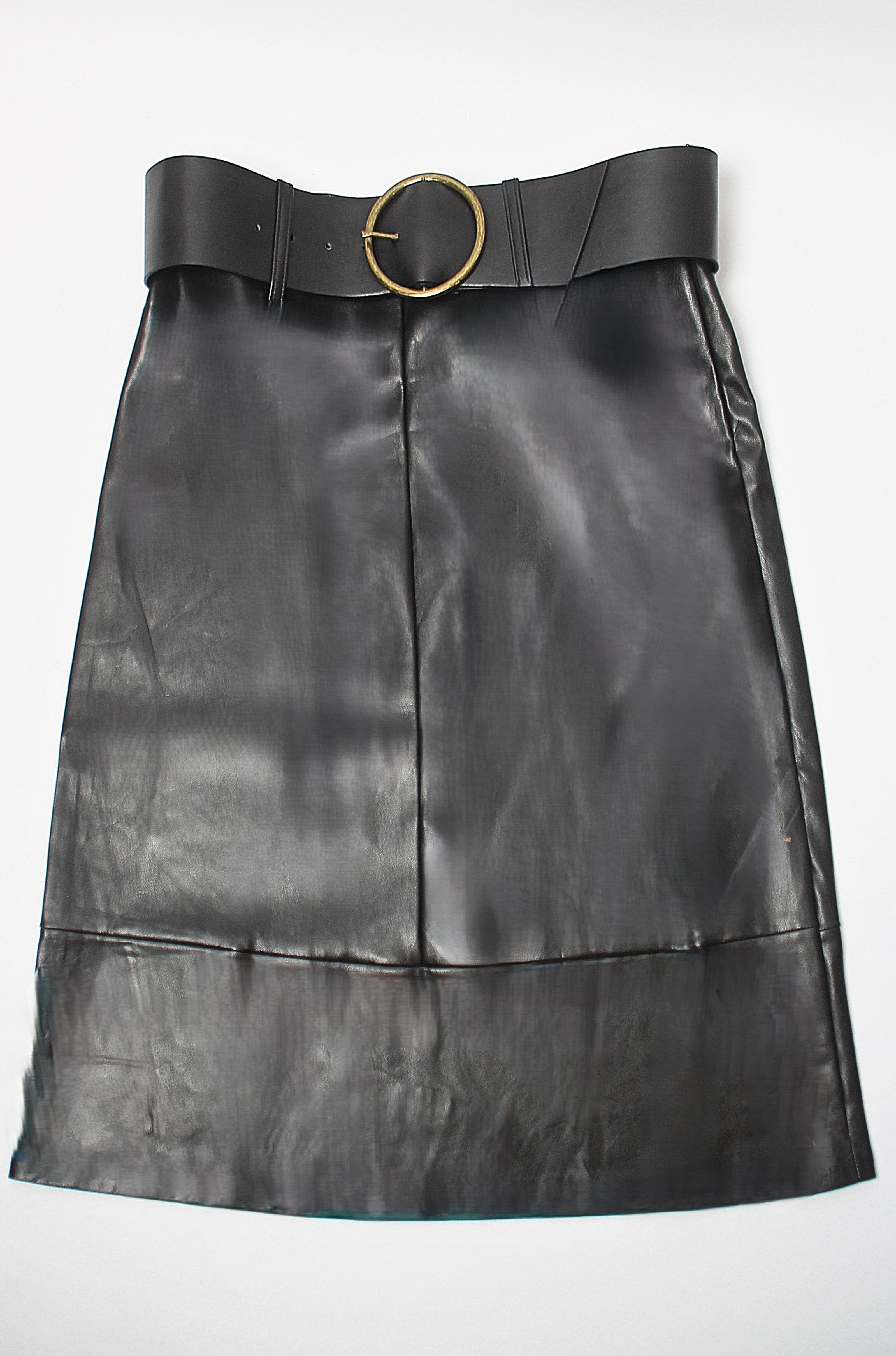 Be Noble Lederrock Meliissa Eleganter wadenlanger Rock aus weichem hochwert günstig online kaufen