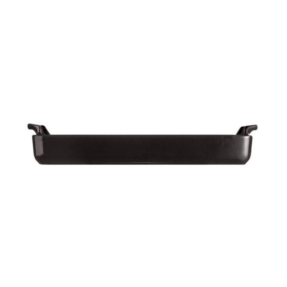 Emile Henry Brotbackform Focaccia Brotbackform 40x31 cm Fusain, Focaccia Brotbackform, 40,50cm, Keramik, schwarz