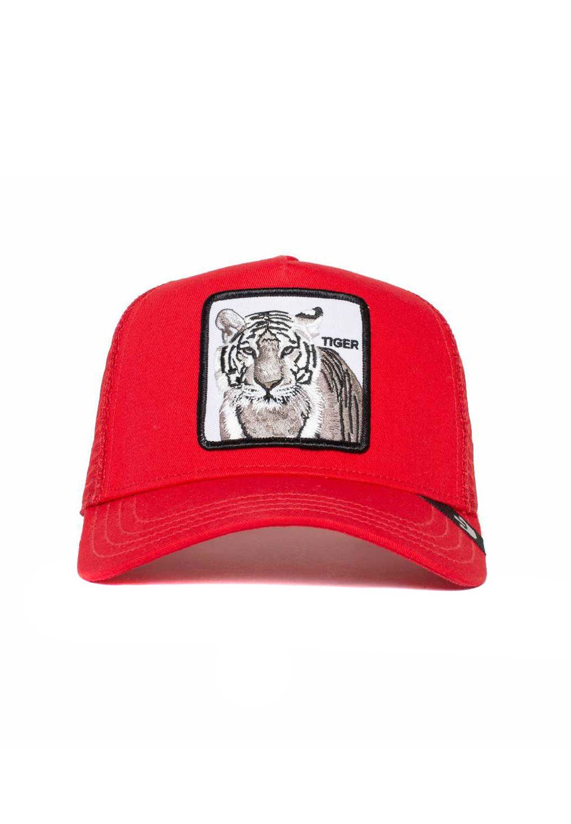 Goorin Rot Bros. TIGER Cap GOORIN Trucker Trucker Bros. Red Cap WHITE