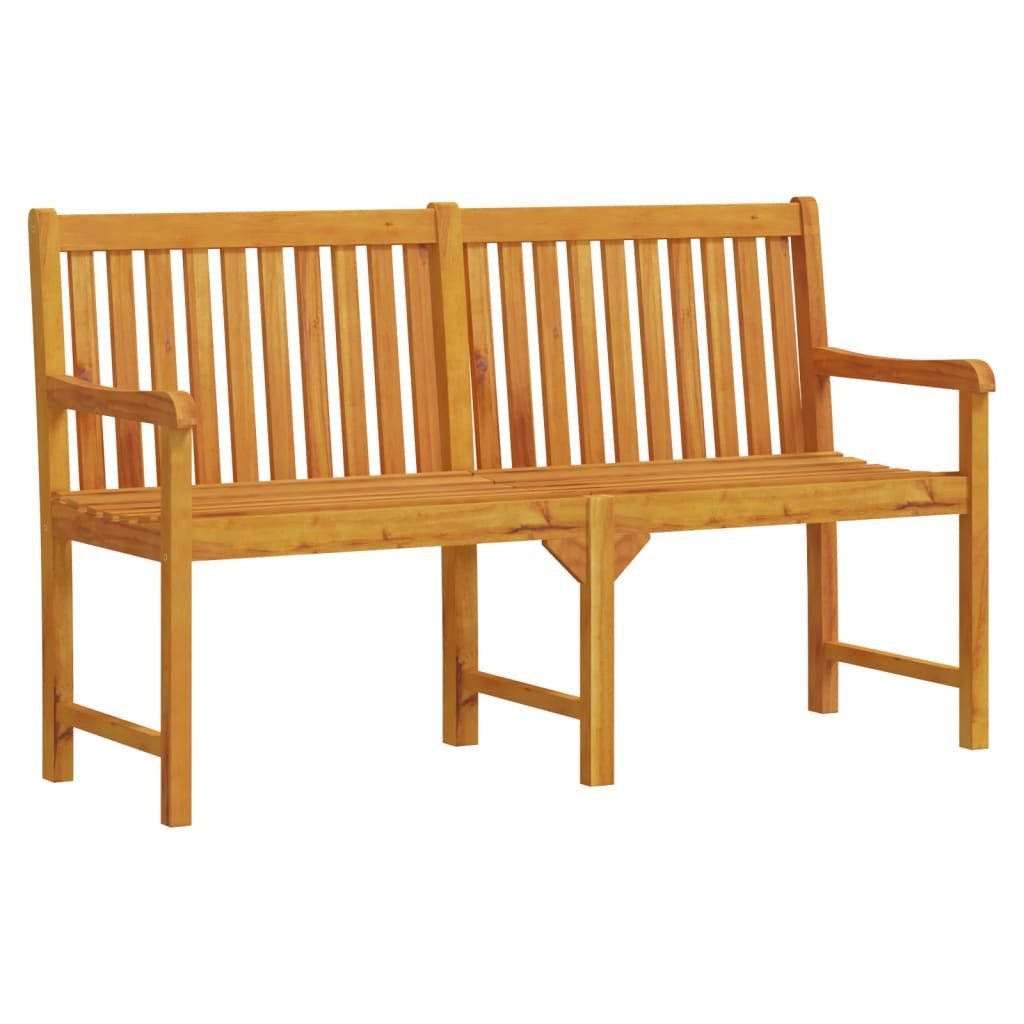 vidaXL Gartenbank Gartenbank 150 cm Massivholz (1-St)