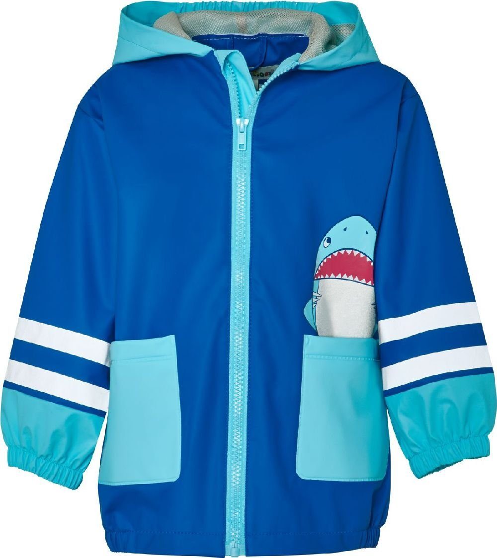 Playshoes Regenjacke Regen-Mantel Hai