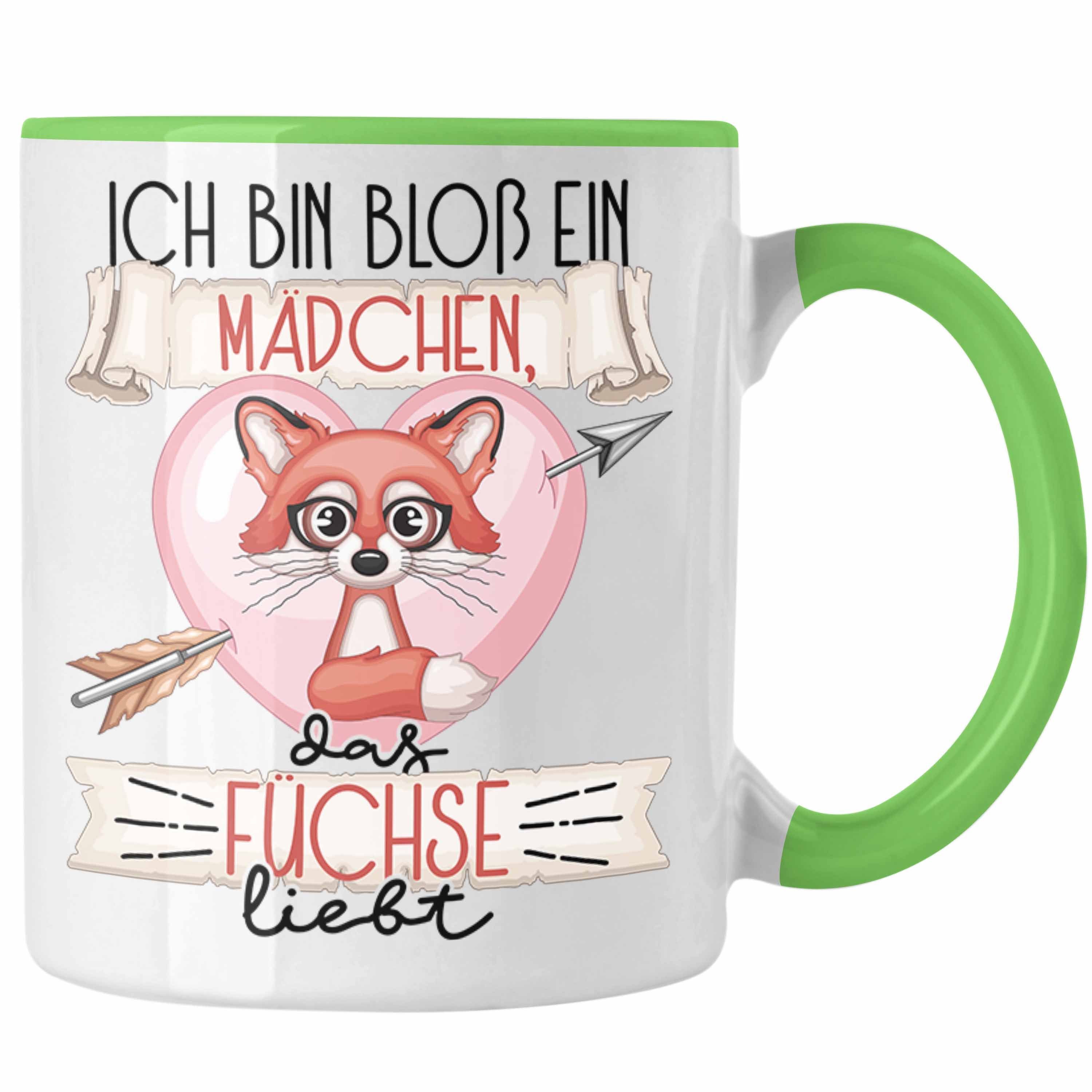 Fuchs Das Grün Bin Liebt Ein Geschenk Ich Mädchen Trendation Tasse Tasse Frauen Bloß Füchse