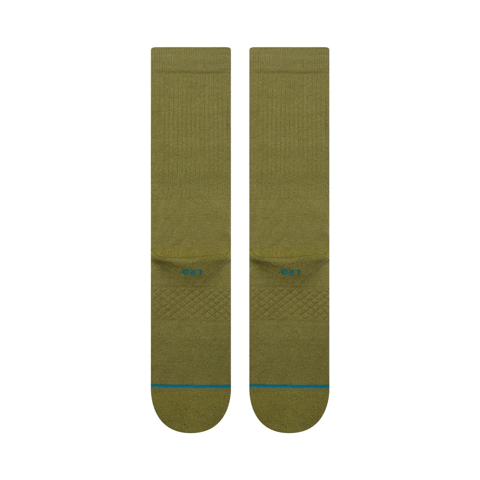 Stance Socken Tagessocke Crew Icon (verstärkte Fersen- und Zehenpartie) olivegrün