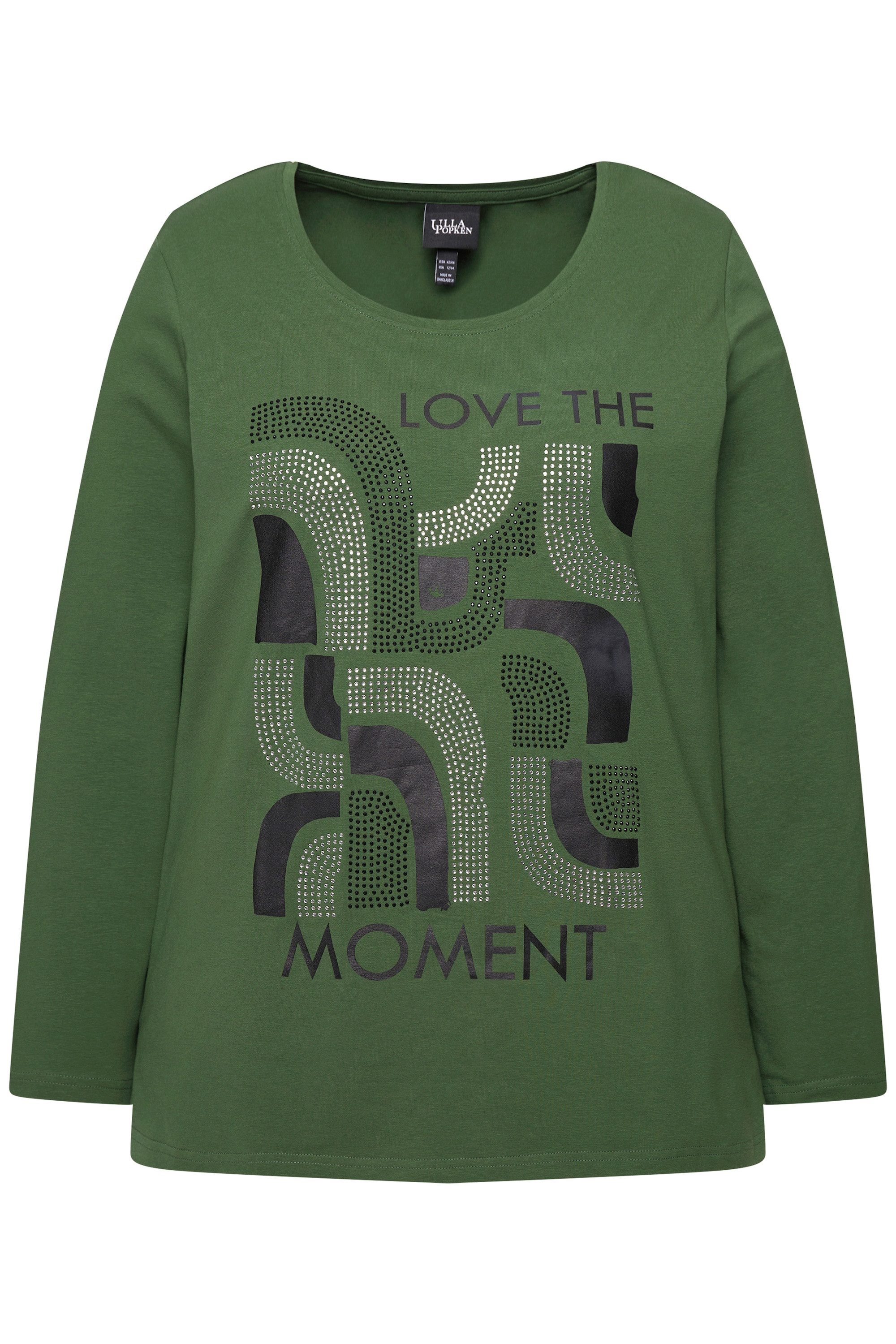 Ulla Popken Longsleeve Shirt grafischer Druck günstig online kaufen