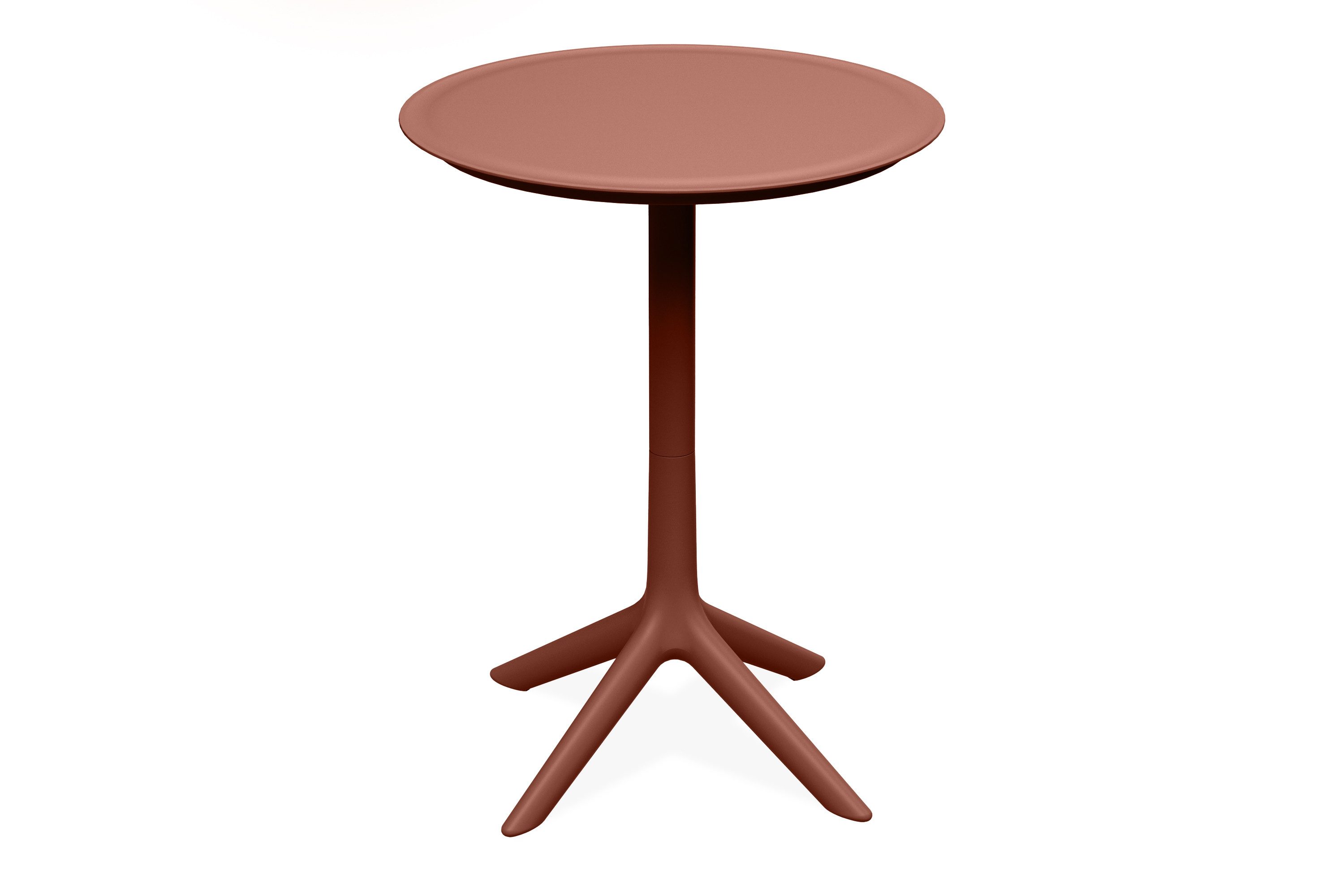 KONSIMO® Gartentisch GALIO Nachhaltiger Balkontisch, Runder Tisch, hergestellt in der EU, Wetterfester Outdoor-Tisch, Umweltfreundlich, Pflegeleicht