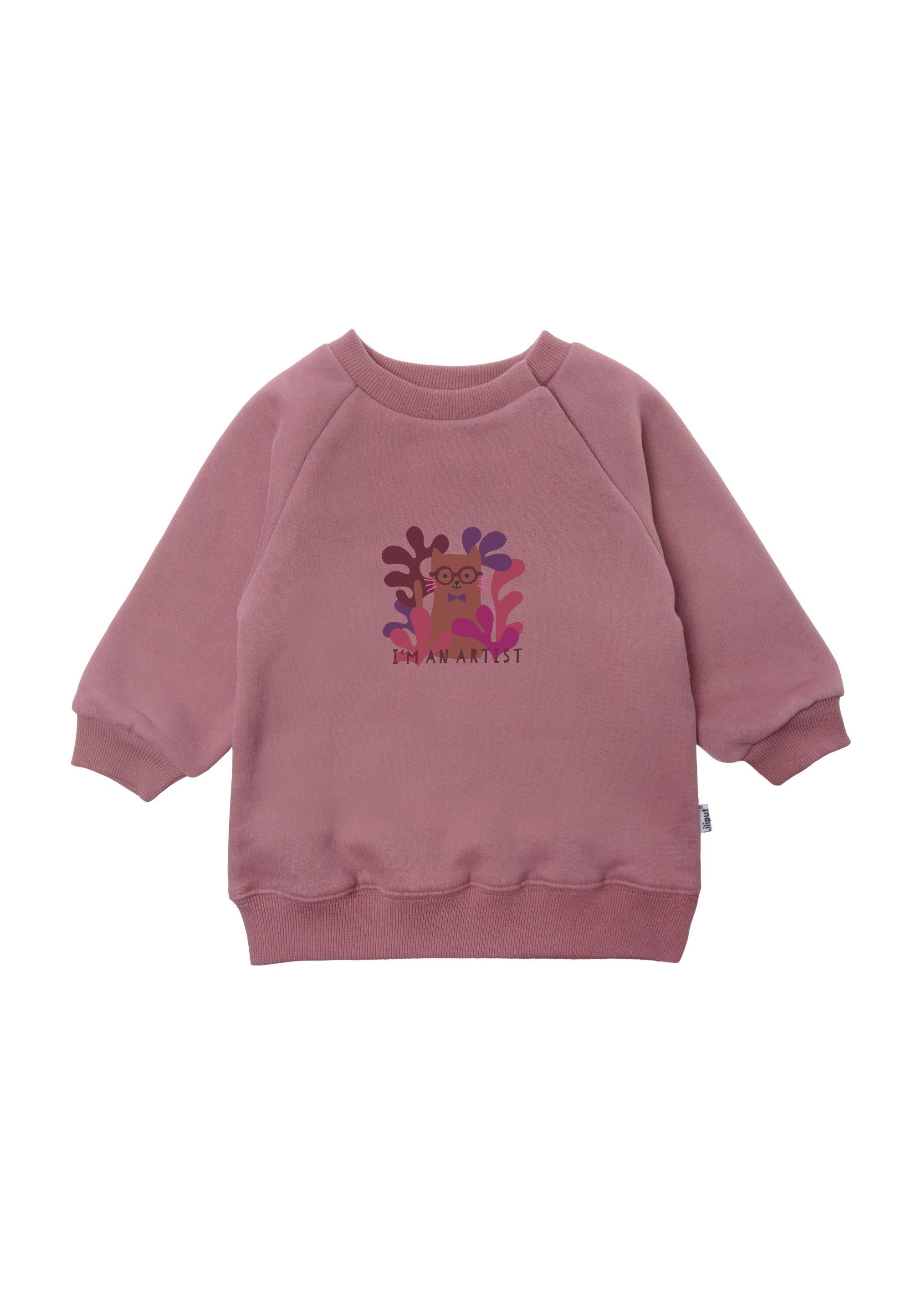 mit aus weichem Liliput Cat Sweatshirt Material Baumwolle