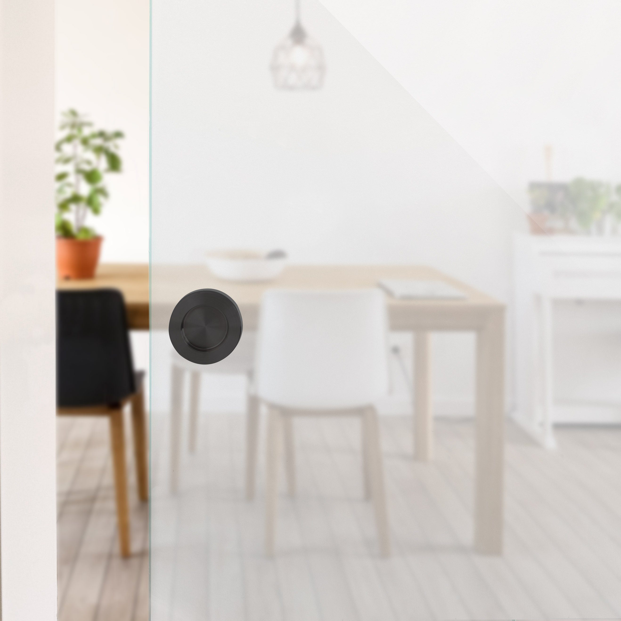 SO-TECH® Türgriff Schiebetürgriff TEYO selbstklebend (3M VHB), schwarz elox günstig online kaufen