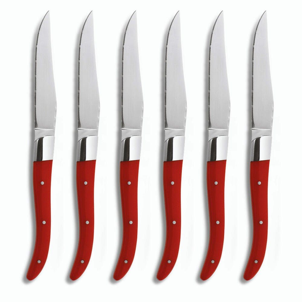 comas Стейк ножи ACR Red (6 Stück), spülmaschinengeeignet