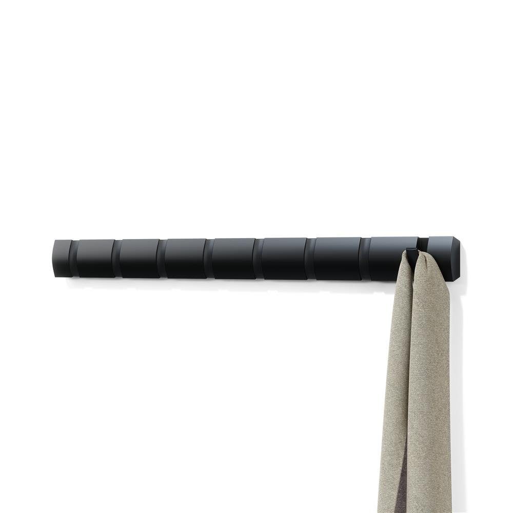 Umbra Шафиleiste Flip, aus Holz, Schwarz, mit 8 beweglichen Гачки гардеробні