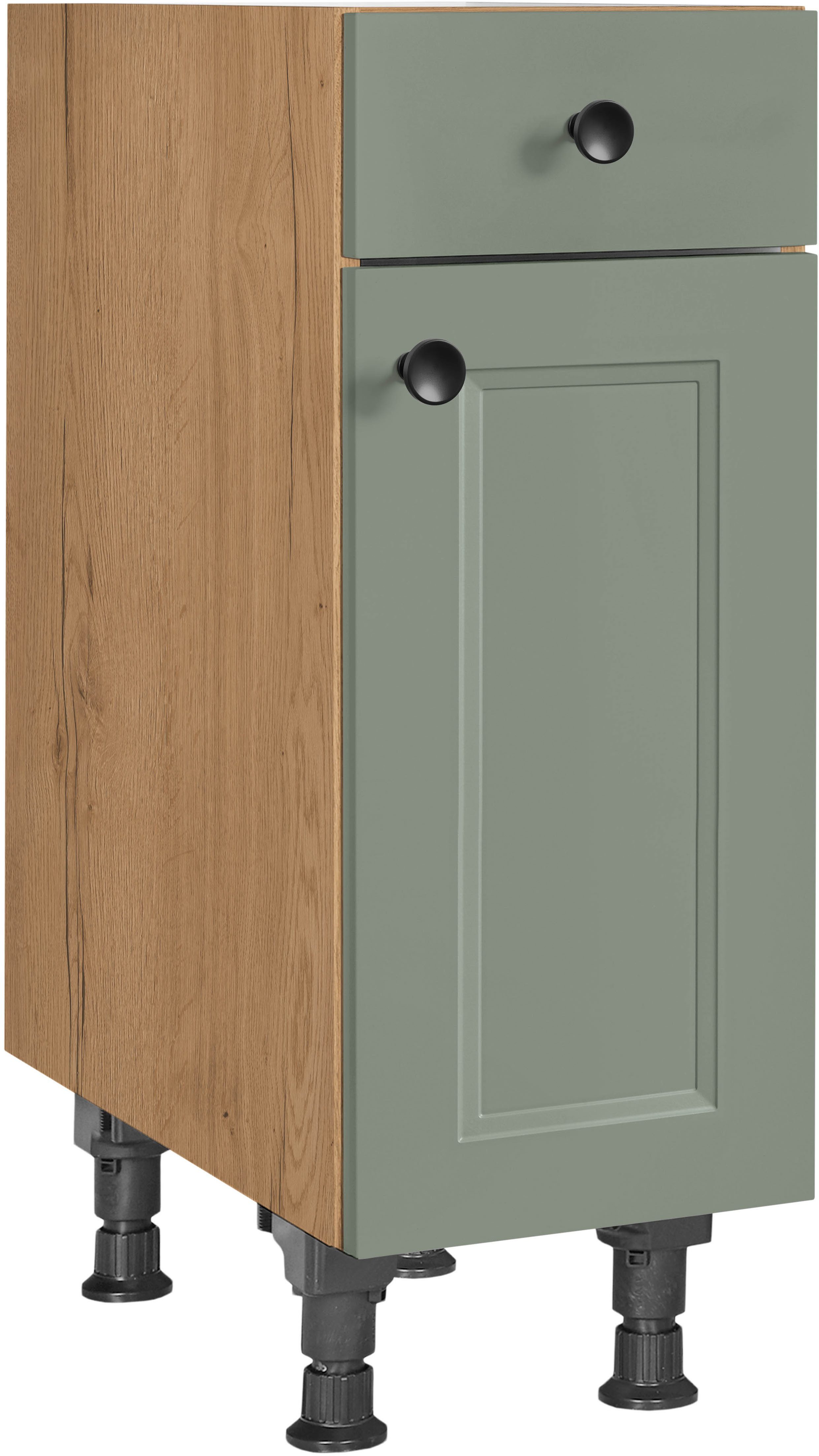 nobilia® Unterschrank "Cascada", Ausrichtung wählbar, vormontiert, in den Breiten 30, 45 und 60 cm Breite, mit höhenverstellbaren Sockelfüßen, vormontiert