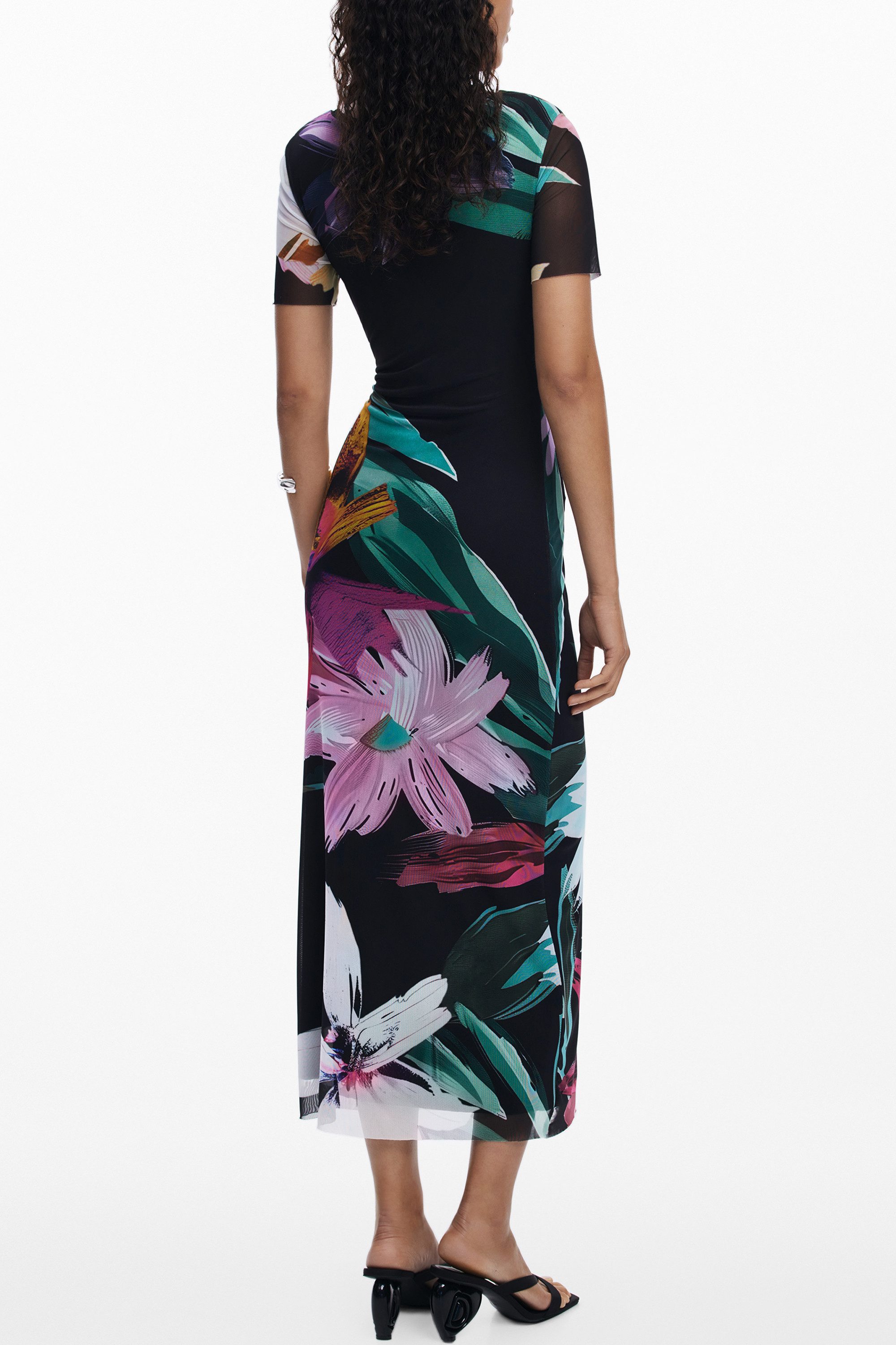 Desigual Partykleid Elegantes, langes schwarzes Kleid günstig online kaufen