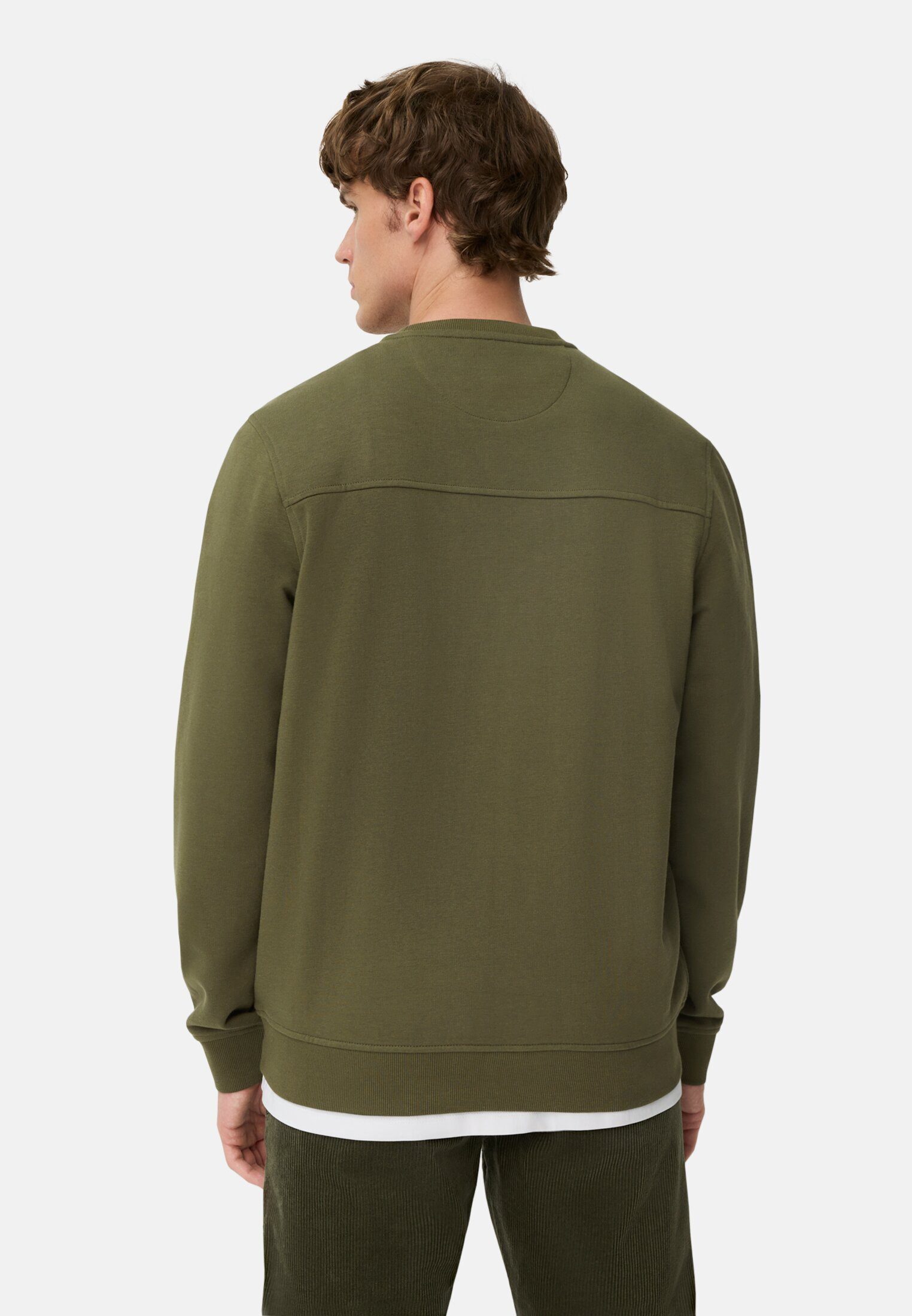 camel active Sweatshirt aus Baumwollmix Langarm Rundhals günstig online kaufen