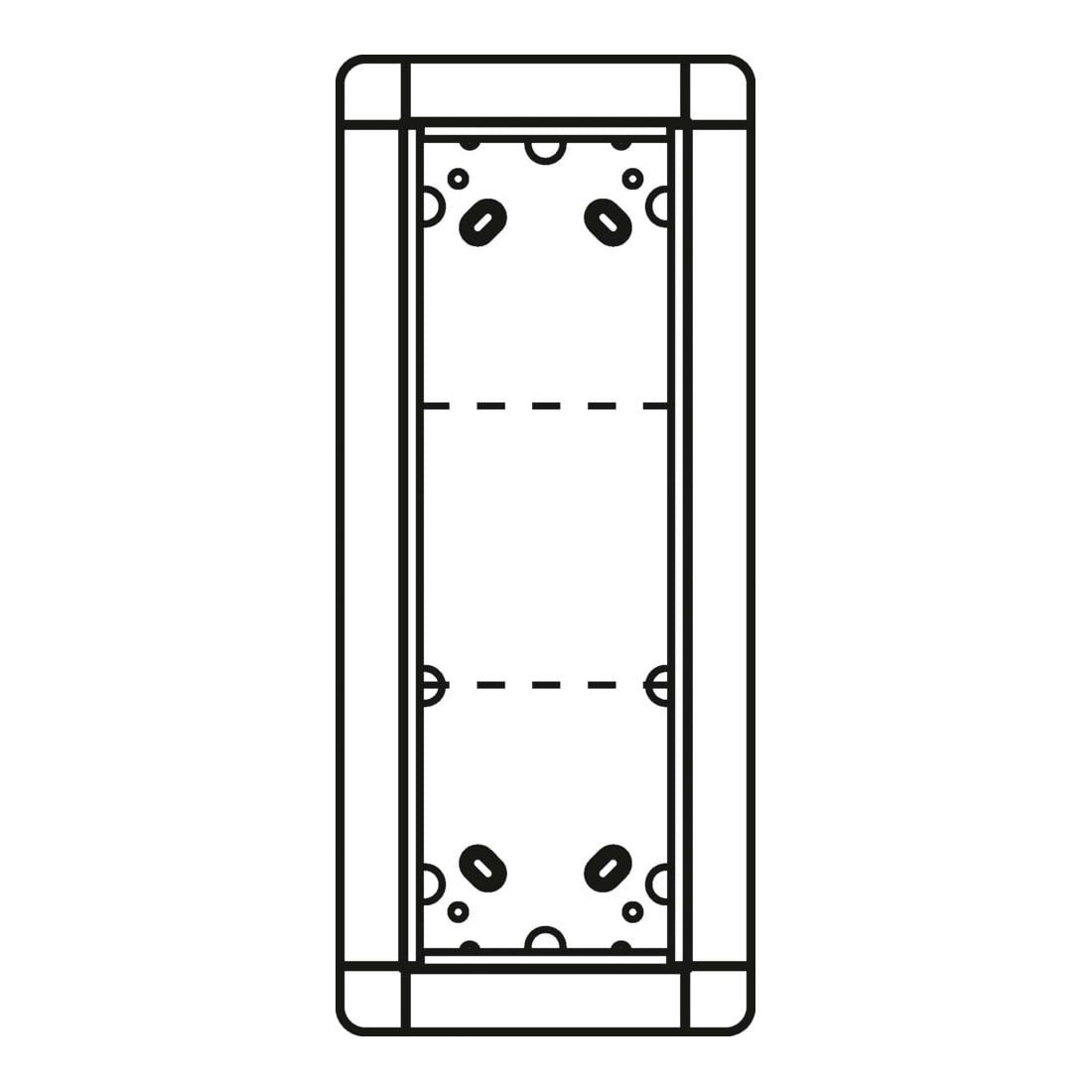 RITTO Werkbank Ritto Portier UP-Rahmen ws 3-fach, 141x334mm 1881370