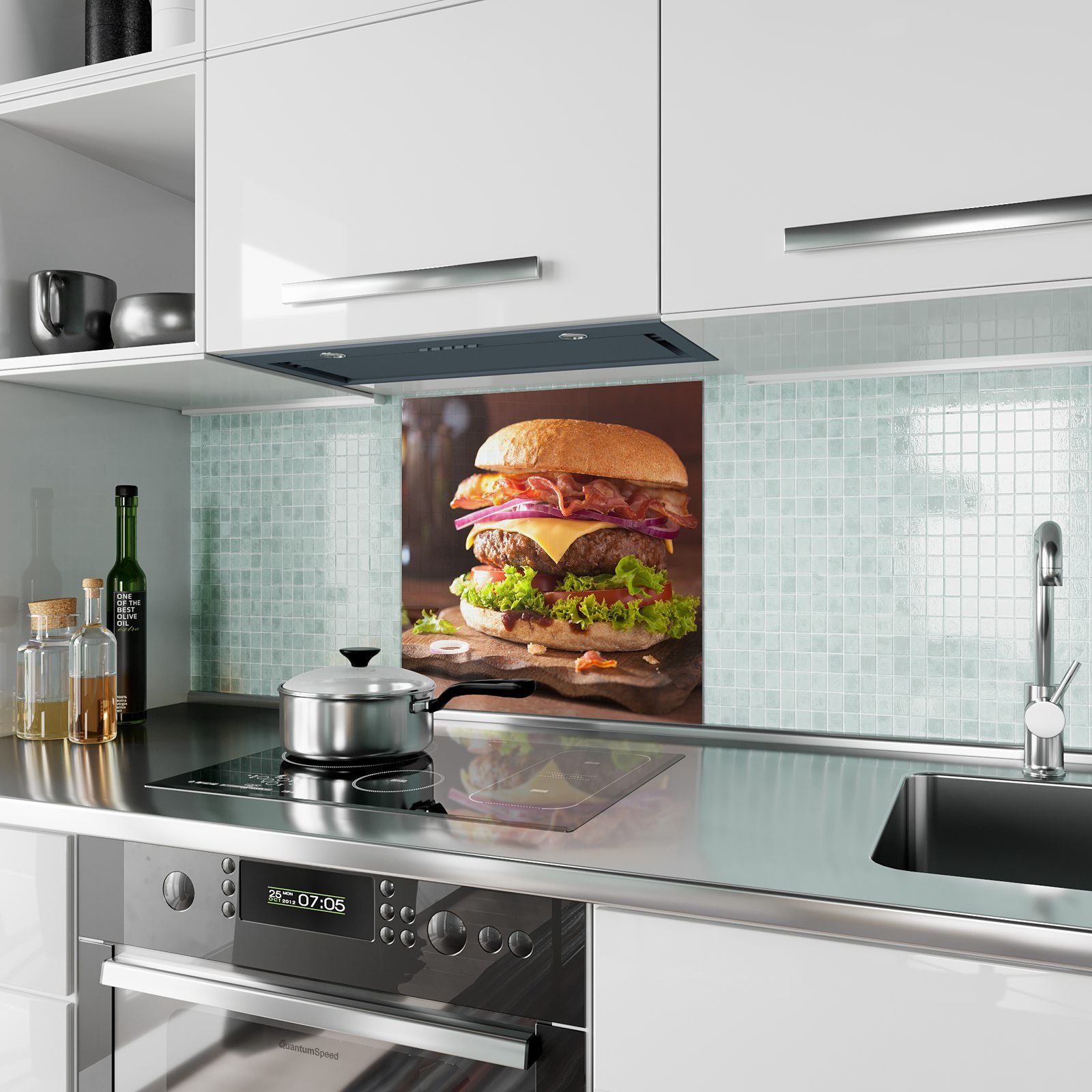 Motiv Ein Primedeco Küchenrückwand Küchenrückwand mit Spritzschutz Glas Riesenburger