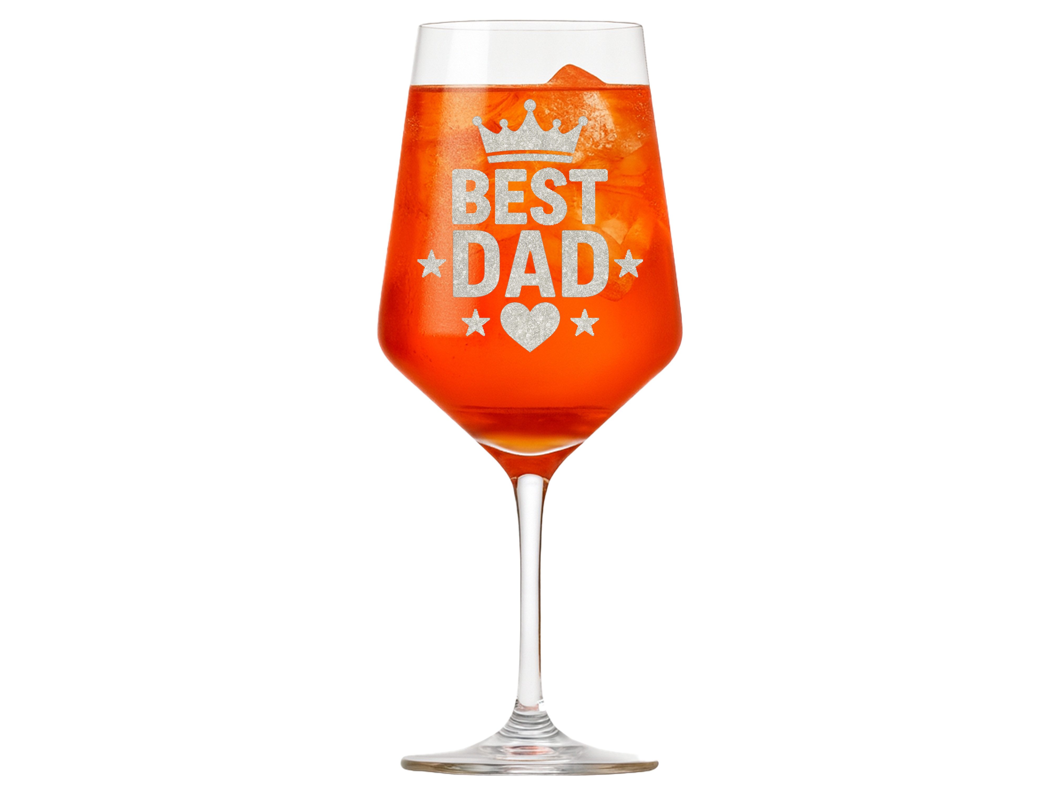 Valhalla Weinglas Gravur "Bester Papa der Welt" 350ml spülmaschinenfest, 1-tlg., Glas, Atemberaubende Darstellung