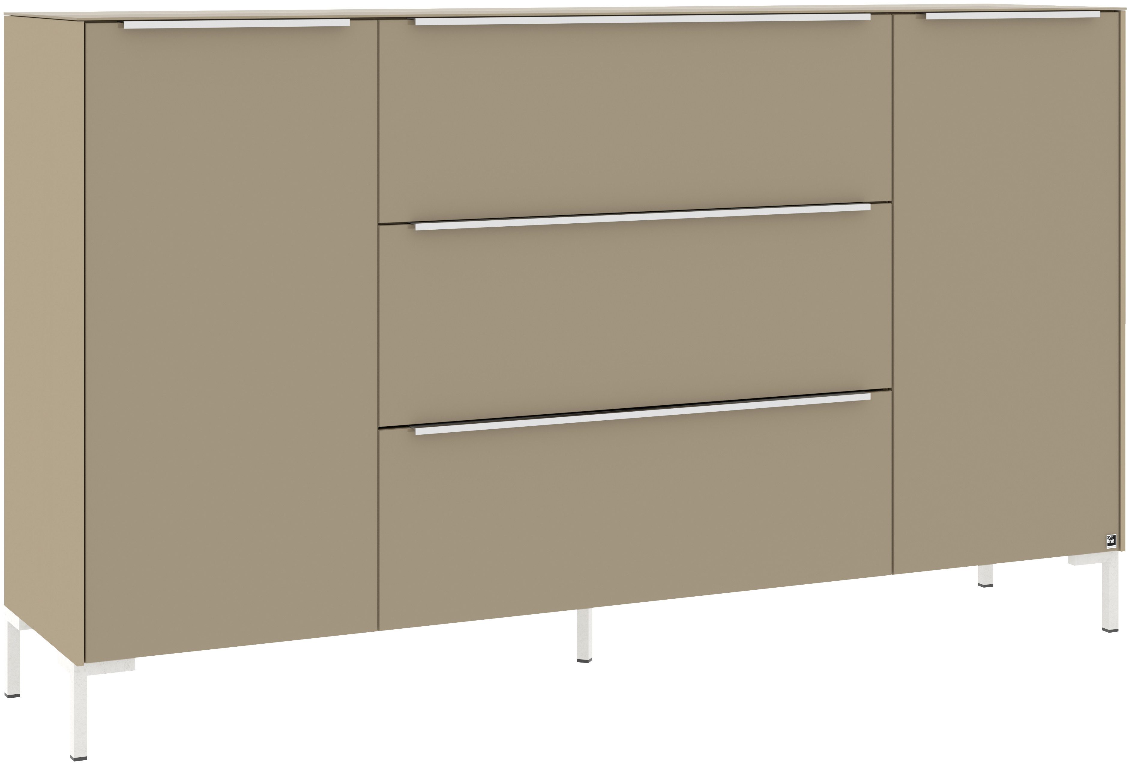 set one by Musterring Sideboard Reno (1 St), Mit Winkelfuß in diversen Farben, 108 cm Höhe & Farbauswahl