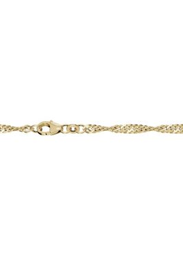 Firetti Collier Schmuck Geschenk Gold 585 Halsschmuck Halskette Goldkette Singapur, Made in Germany