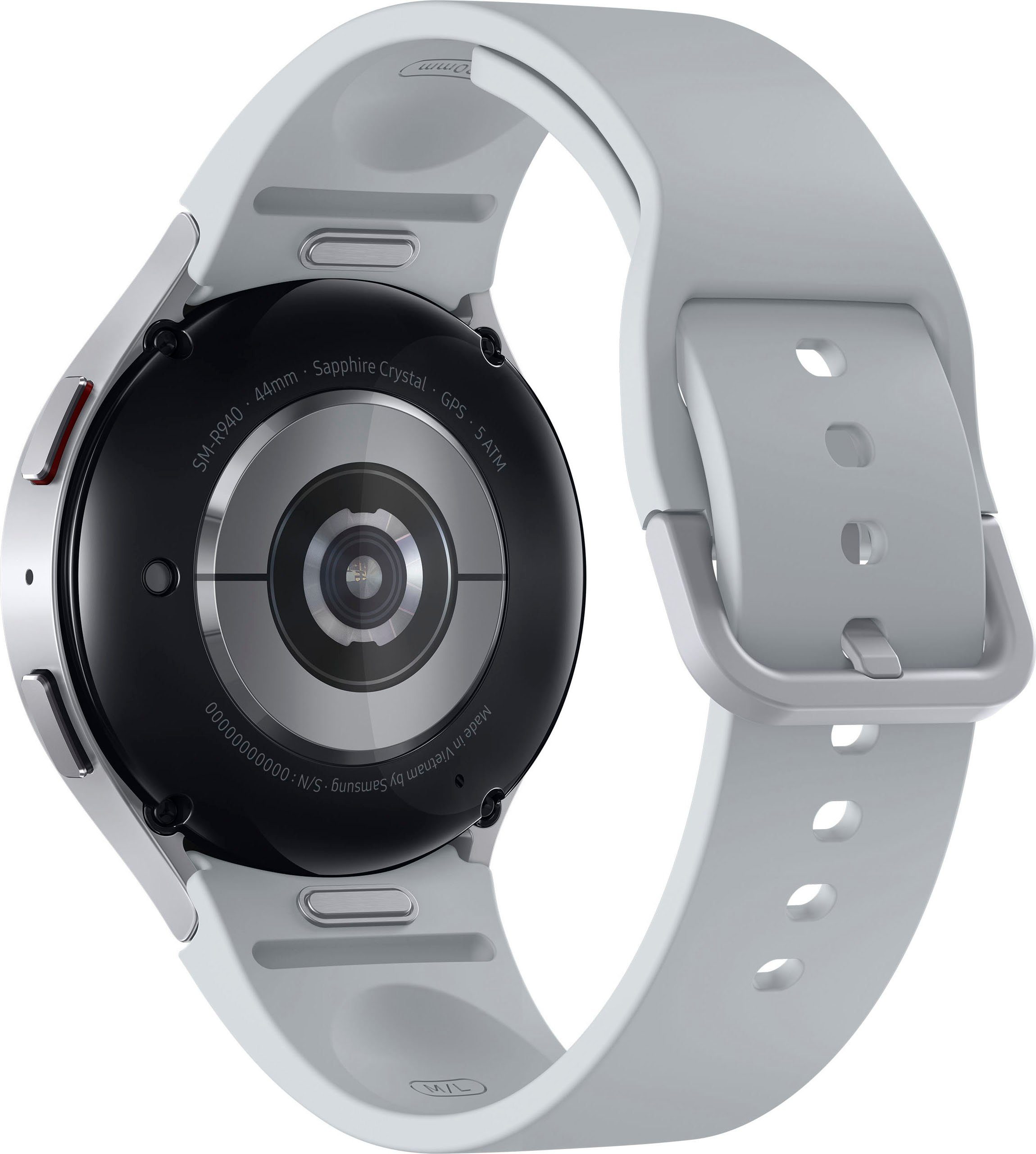Samsung Samsung) OS Watch | cm/1'5 Galaxy (3'73 Silber Smartwatch 6 by Zoll, 44mm Silber Wear