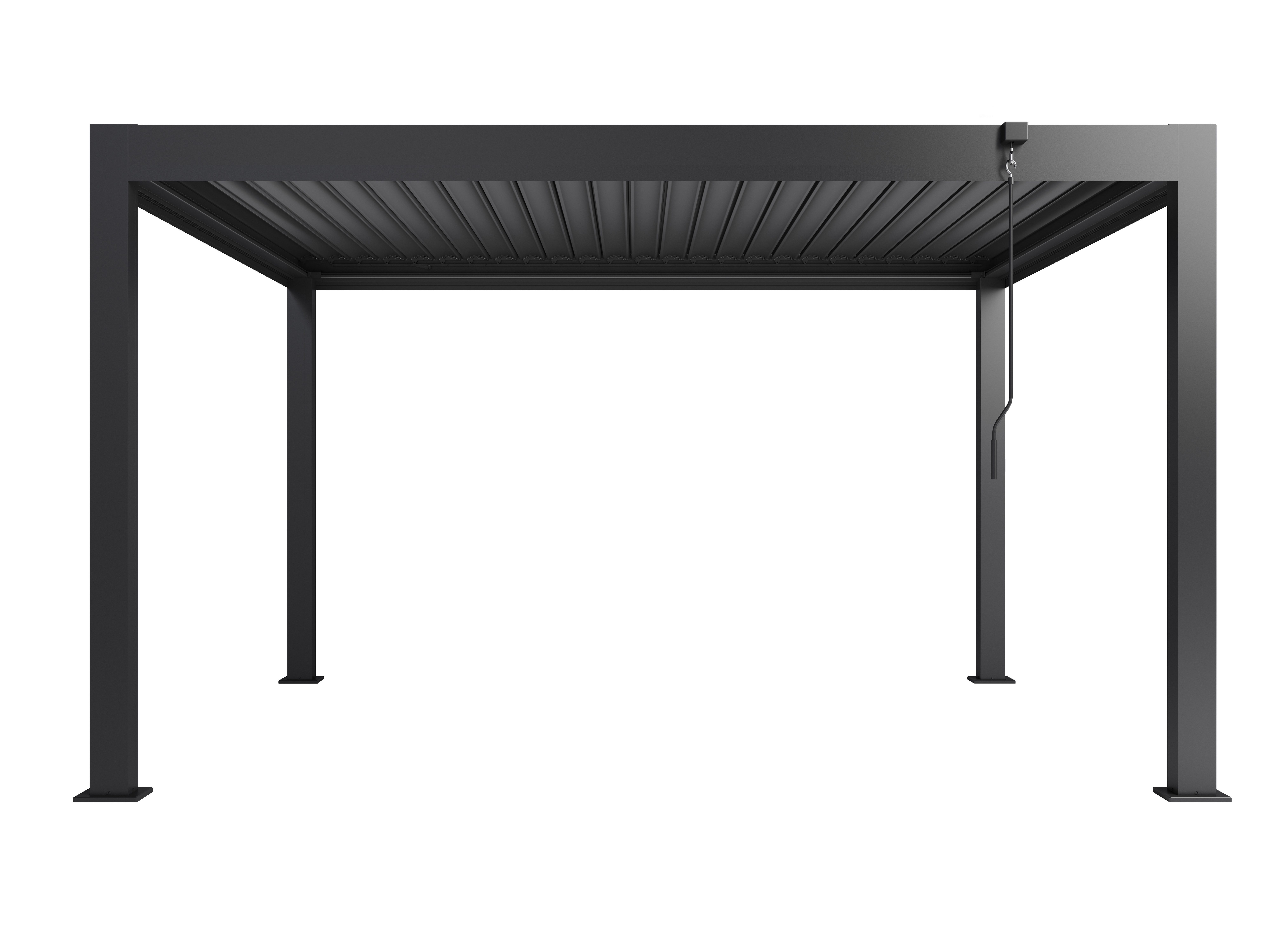 KONIFERA Pavillon Pergola Alhambra Steel, verschiedene Größen, ohne Seitenteile