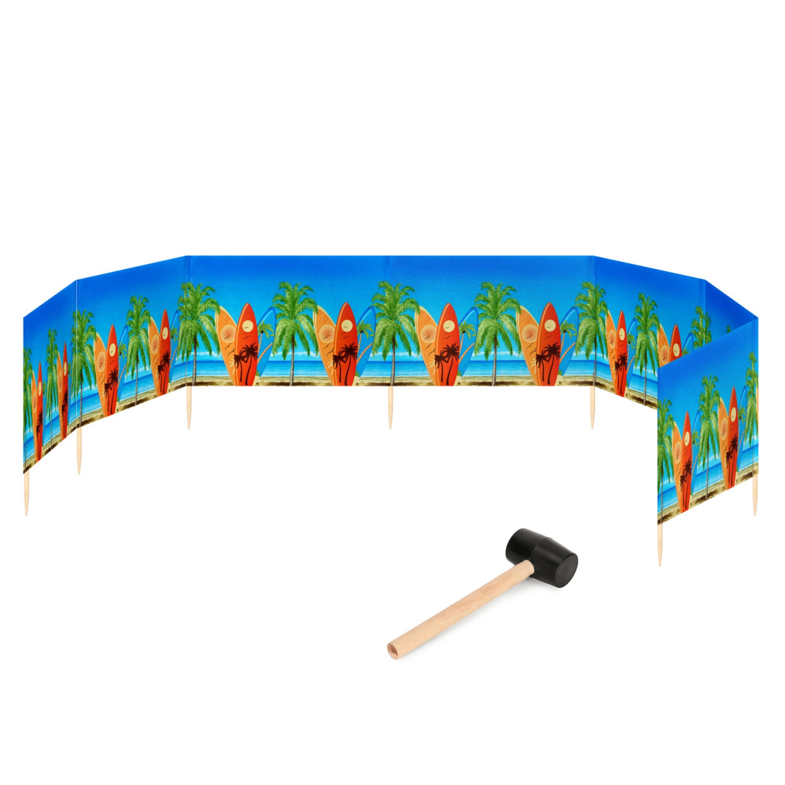 Ladeheid Windschutz Strand Sichtschutz 15m LAEX001 günstig online kaufen