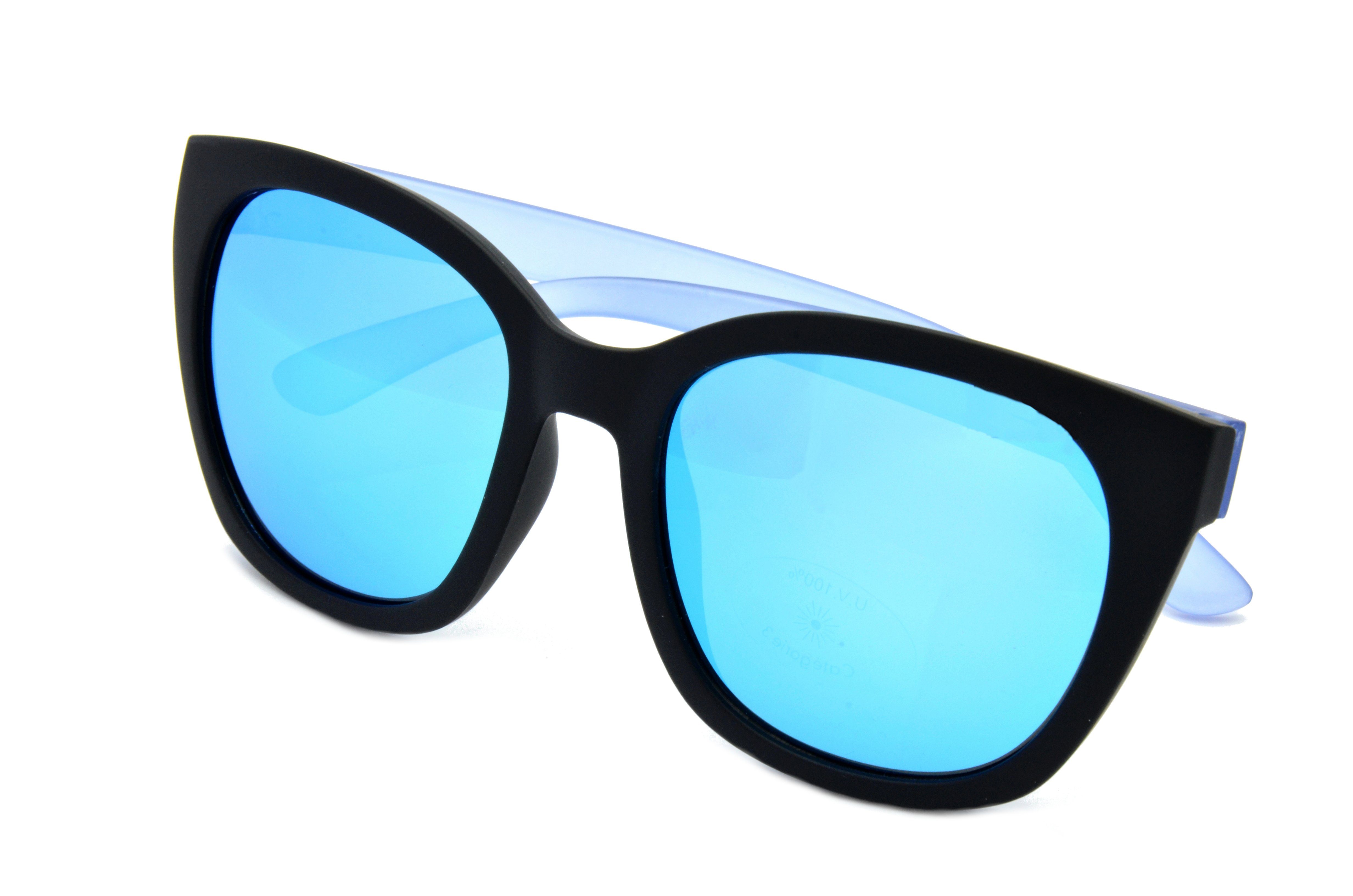 Sonnenbrille halbtransparenter Mädchen Rahmen WJ7517 grau Jugendbrille GAMSKIDS Damen blau, Kinderbrille 8-18 Unisex, pink, Jahre kids Gamswild