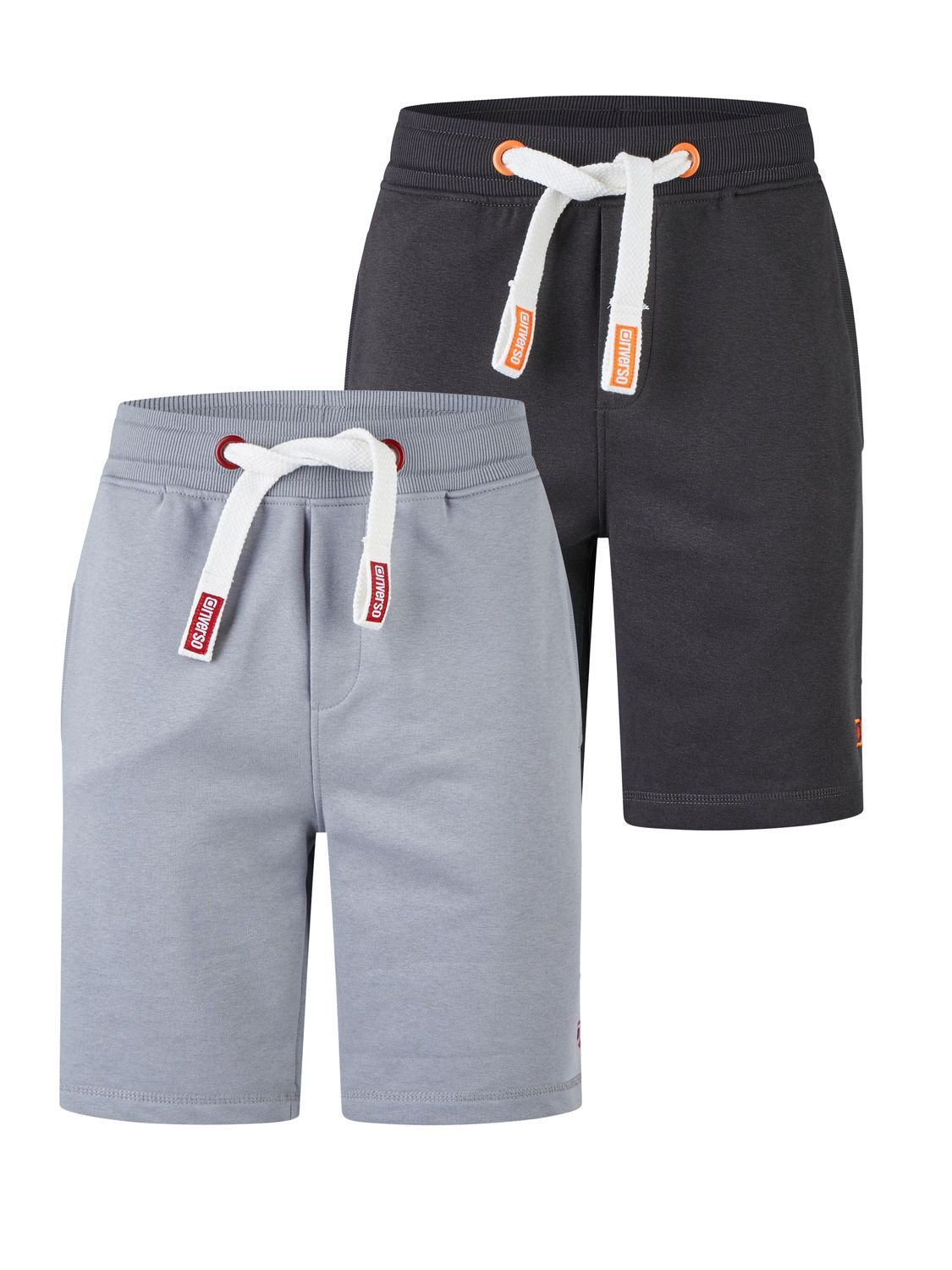 Sweatshorts Herren Sportshorts RIVBrian 2er Pack Regular Fit
