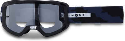Fox Racing Motorradbrille Fox Main NUKLR Goggle Brille Spark Schwarz verspiegelt