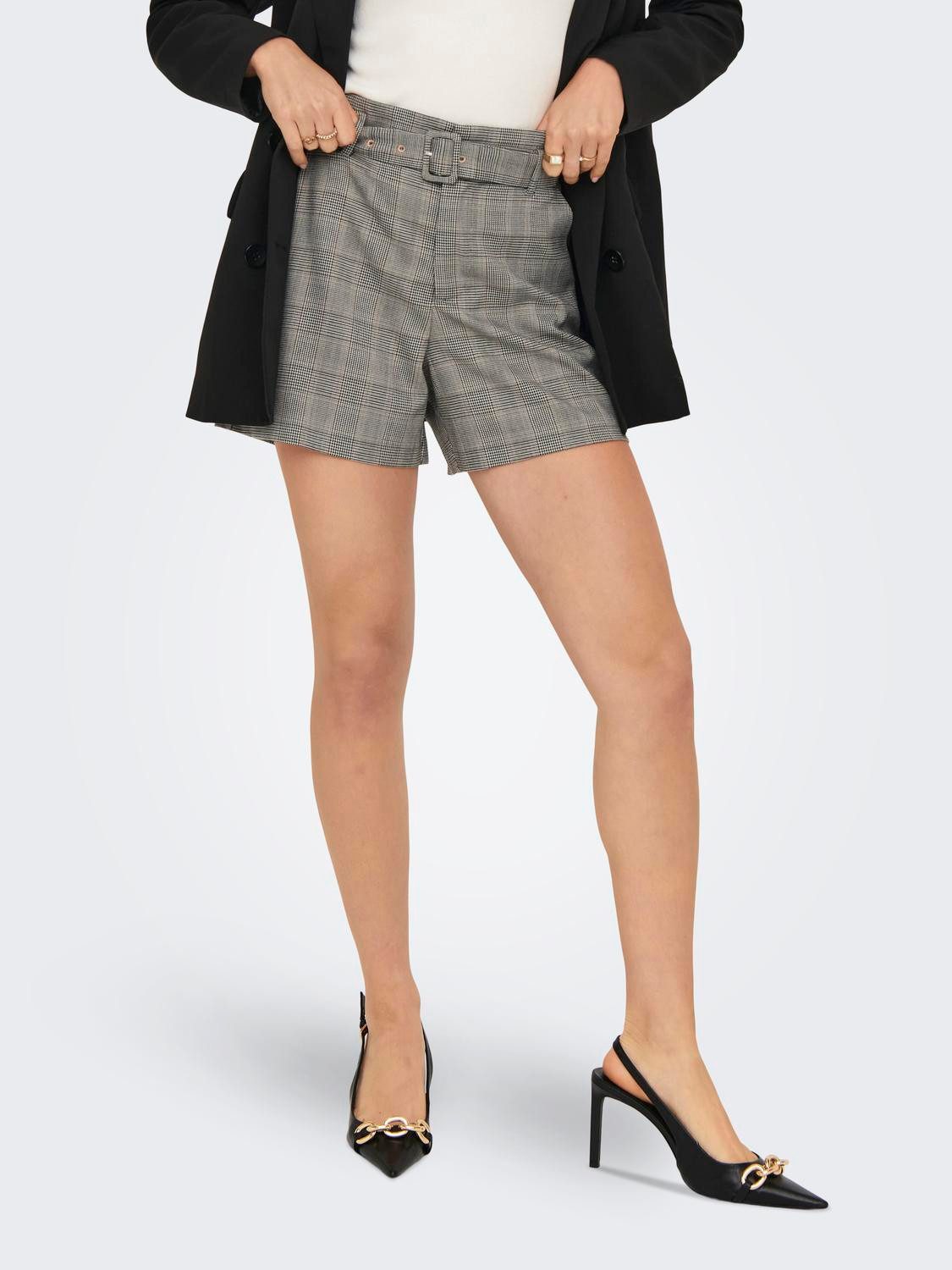 ONLY Shorts ONLLYRIC LIFE BELT CHECK günstig online kaufen